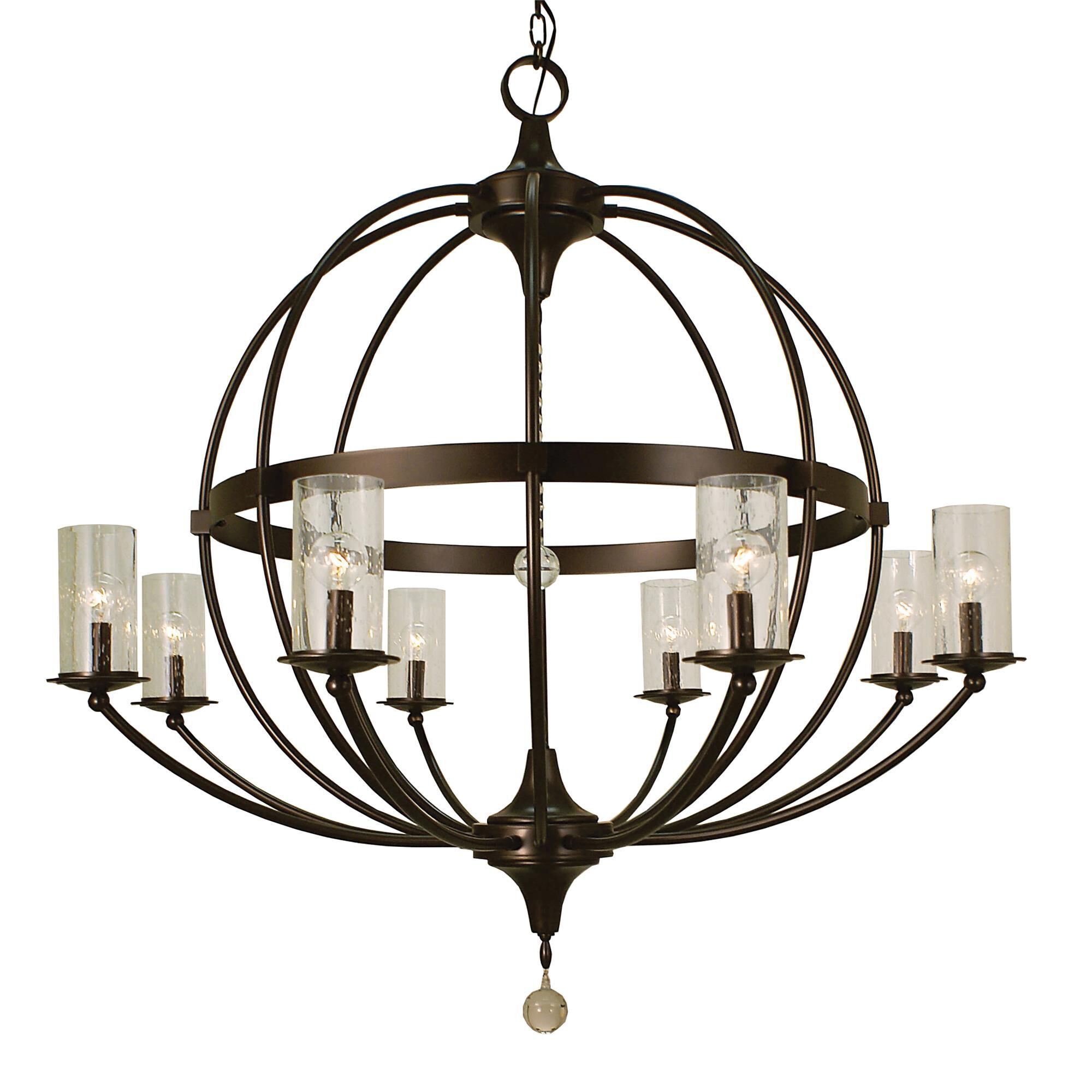 Compass 40 Inch 8 Light Chandelier by Framburg