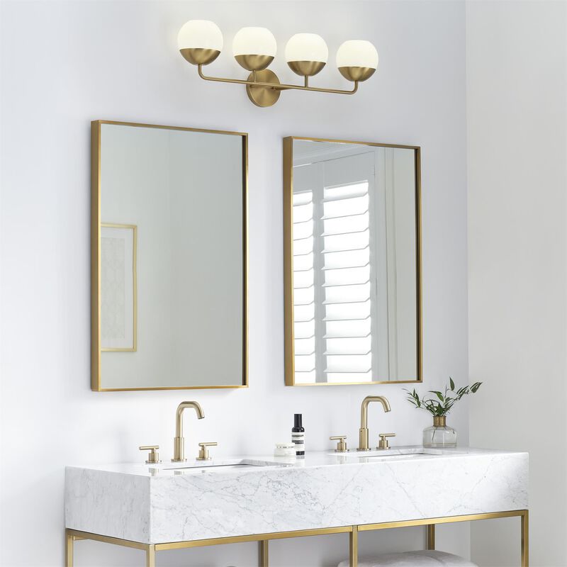 Sean Lavin Alvin 33 Inch 4 Light Bath Vanity Light by Visual Comfort Studio Collection