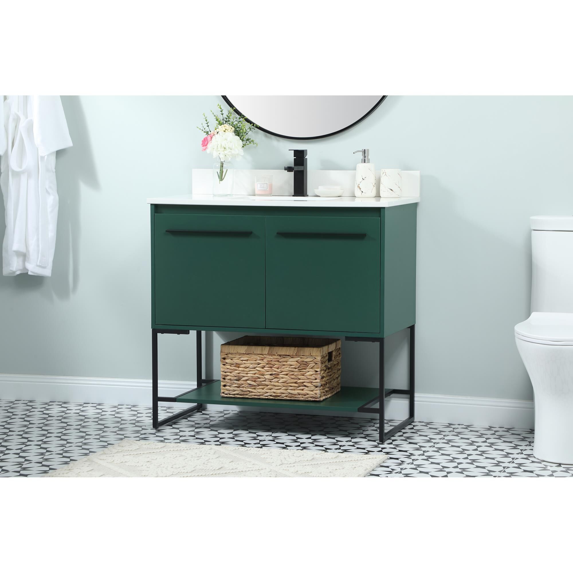 Shown in Green finish