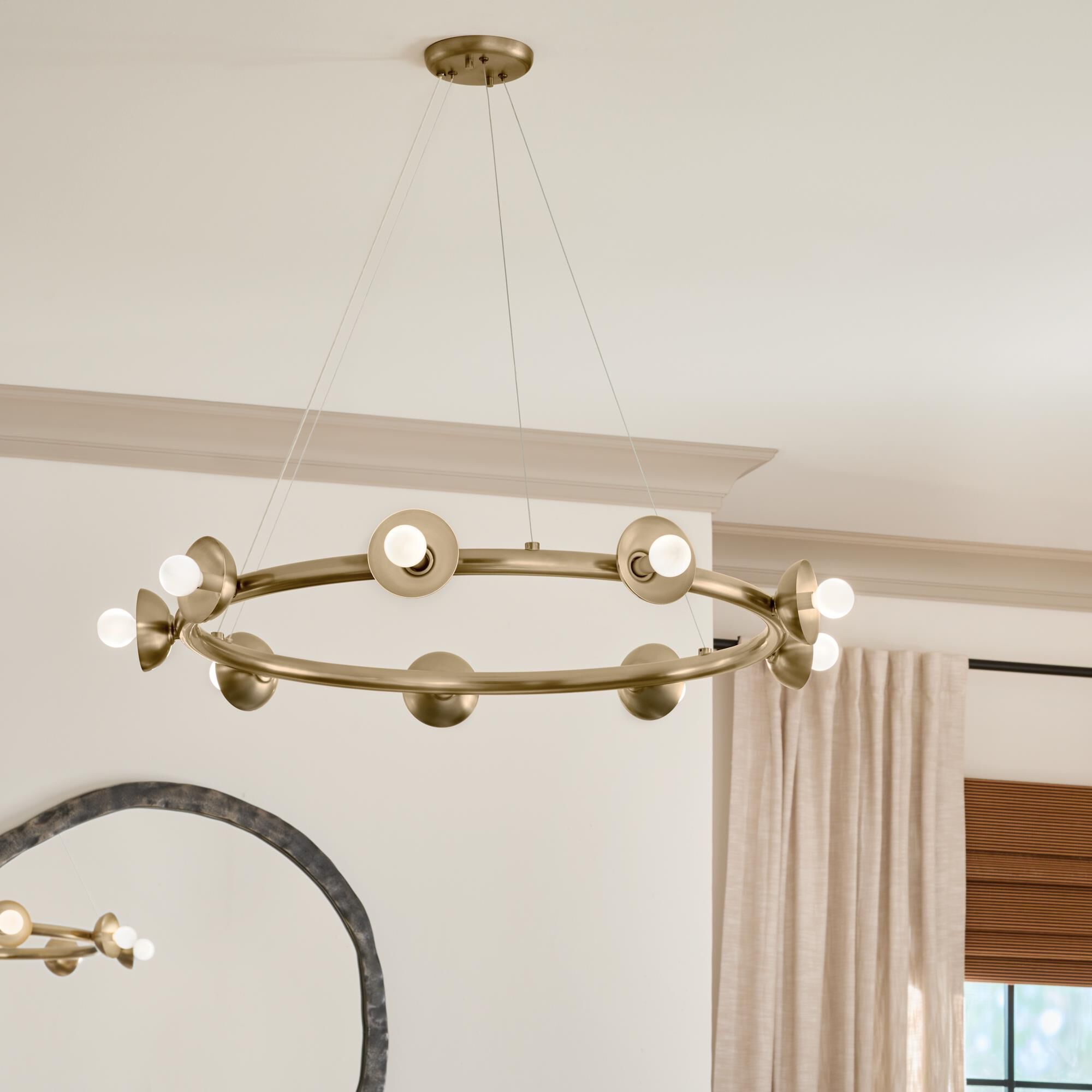 Palta 34 Inch 9 Light Chandelier by Kichler Lighting