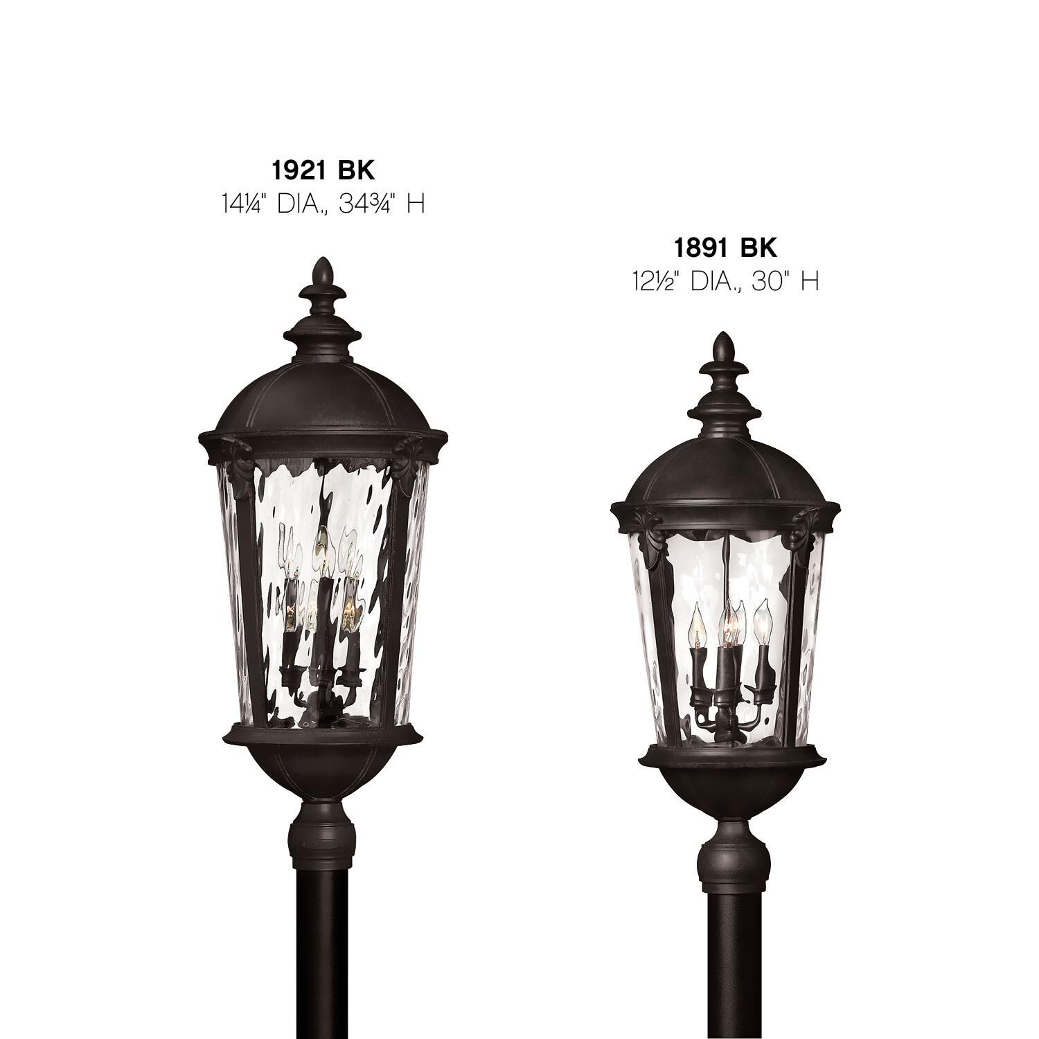 Windsor 34 Inch Tall 6 Light Outdoor Post Lamp by Hinkley Lighting