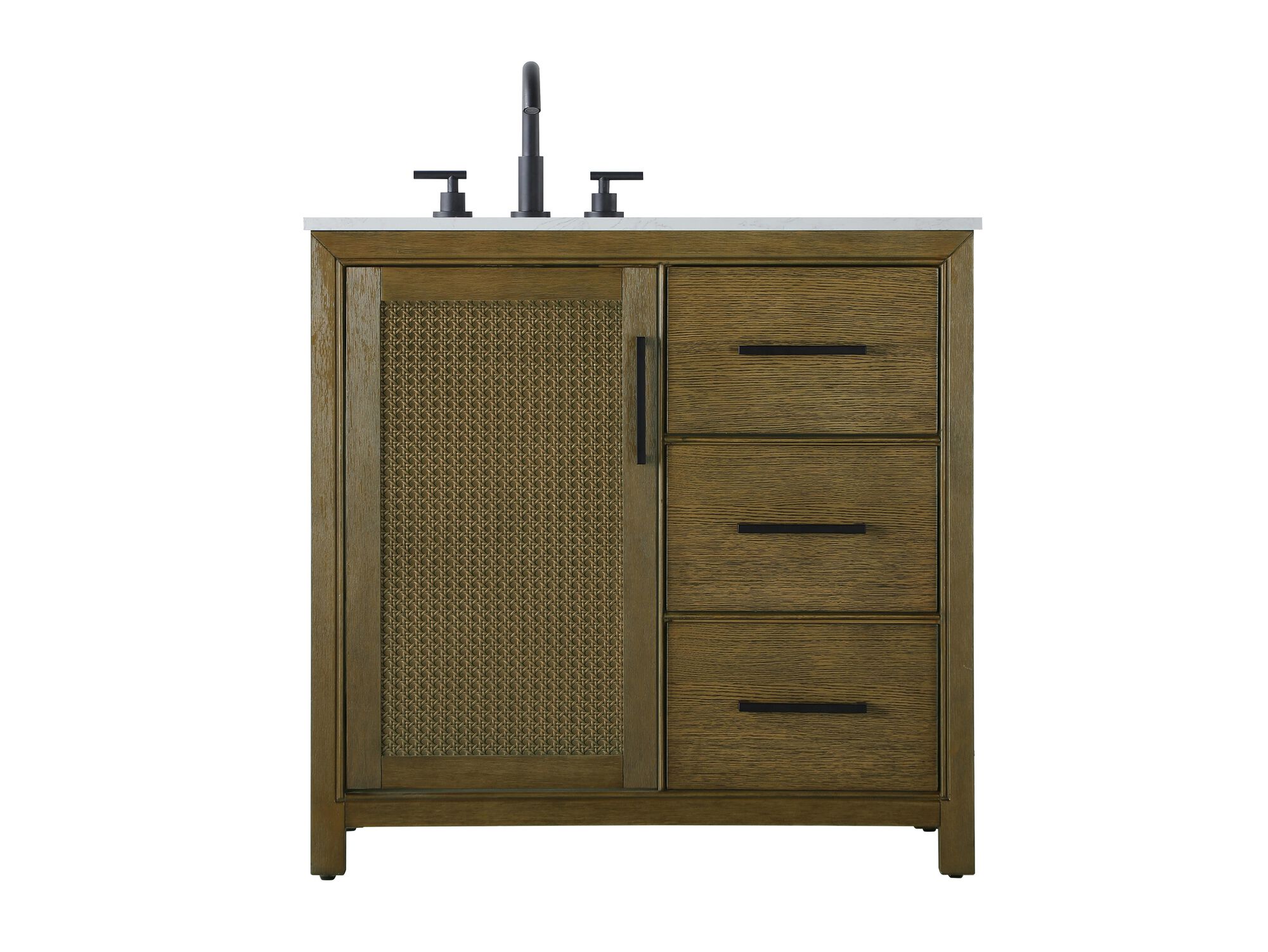 Shown in Hazel Oak finish