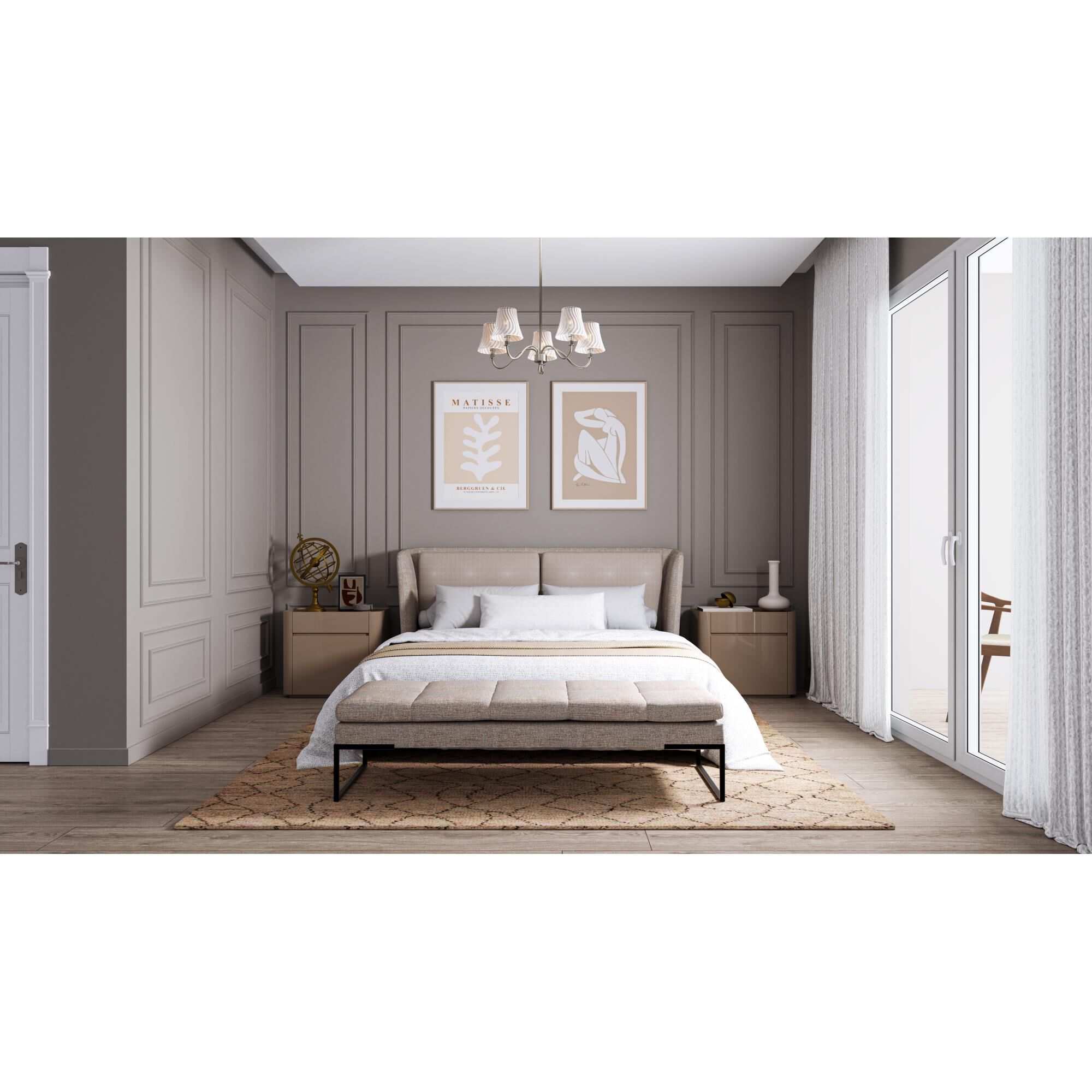 Shown in Brushed Nickel finish and Clear Swirl glass