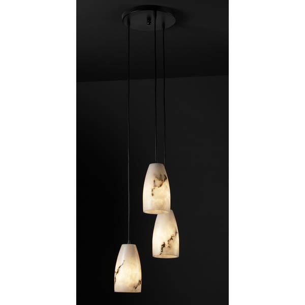 Lumenaria 5 Inch 3 Light Multi Light Pendant by Justice Design Group