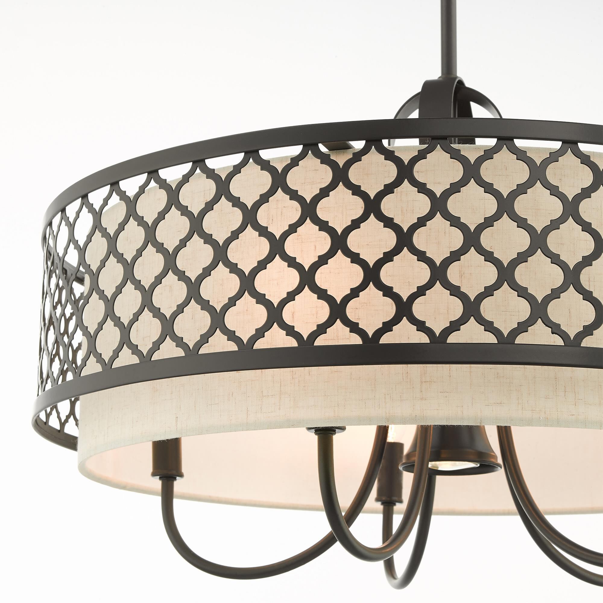Arabesque 24 Inch Large Pendant by Livex Lighting