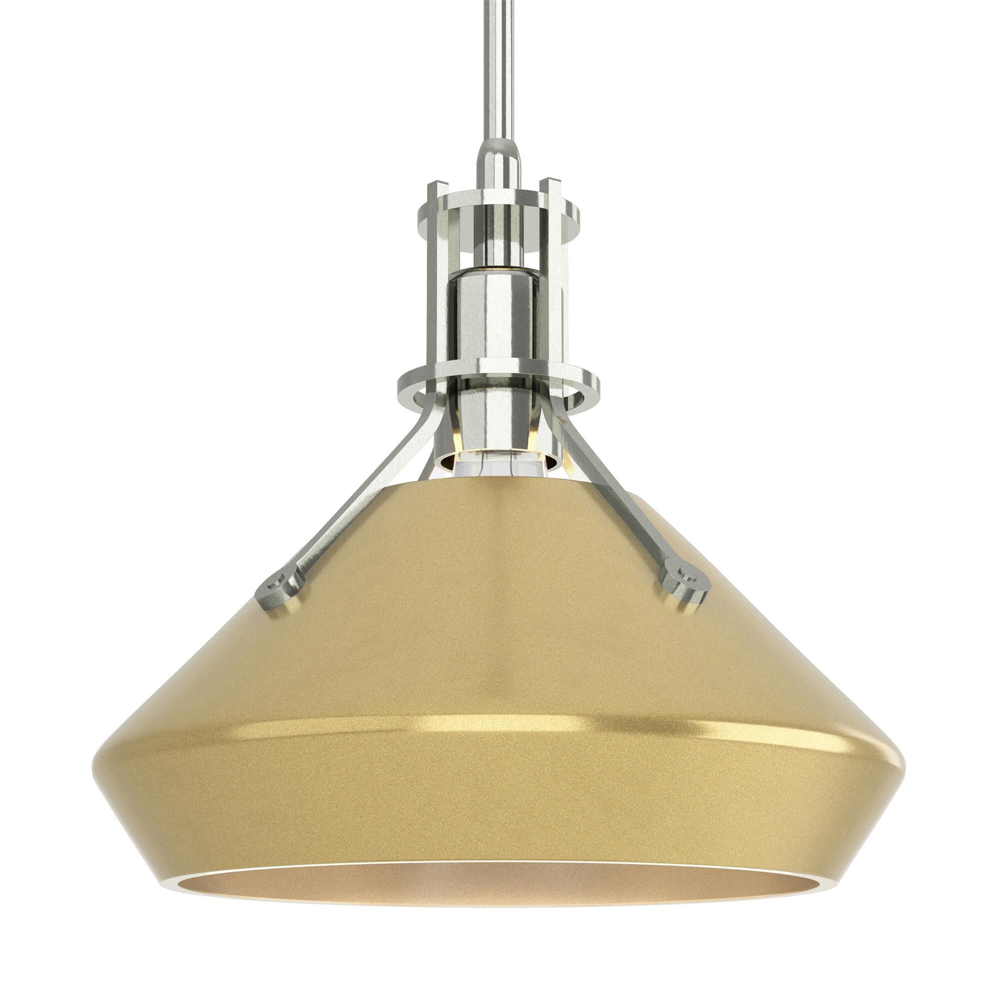 Shown in Sterling finish and Modern Brass  accent