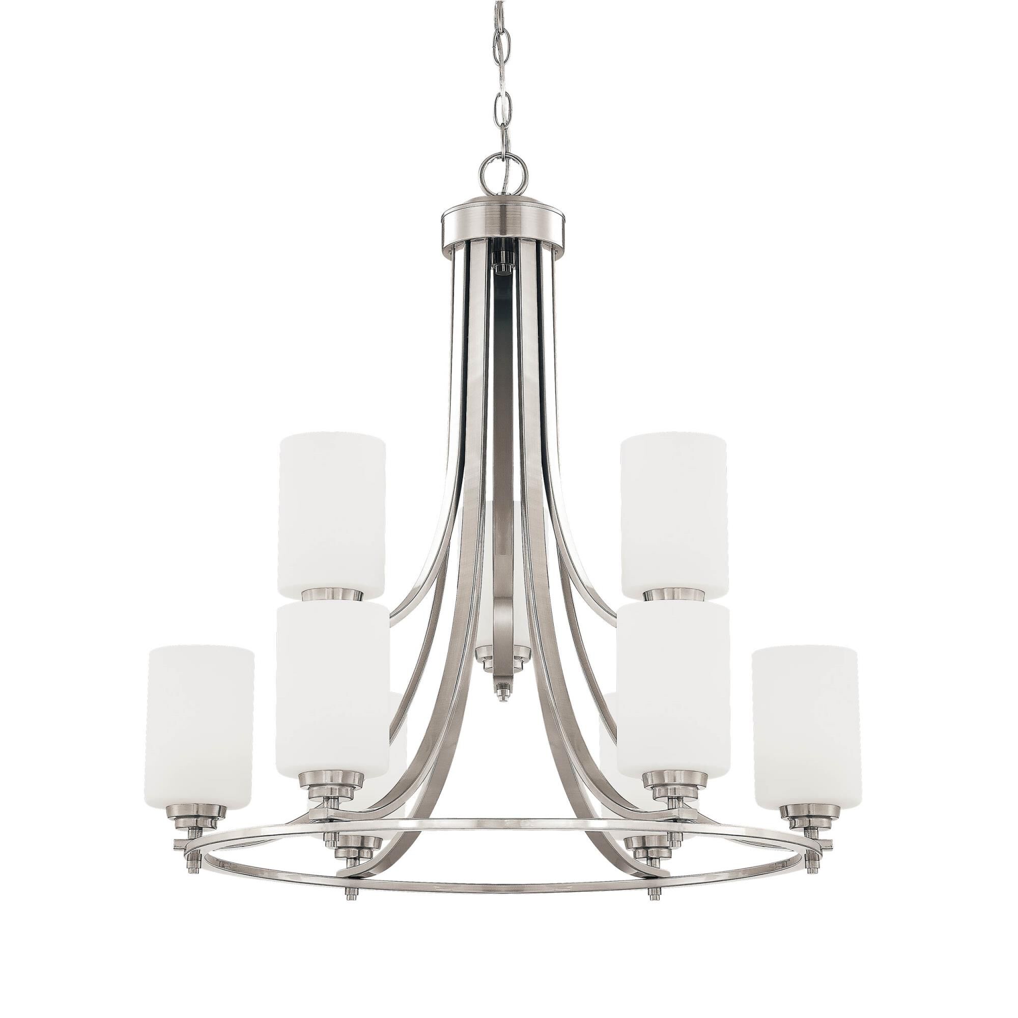Bristo 25 Inch 9 Light Chandelier by Millennium Lighting