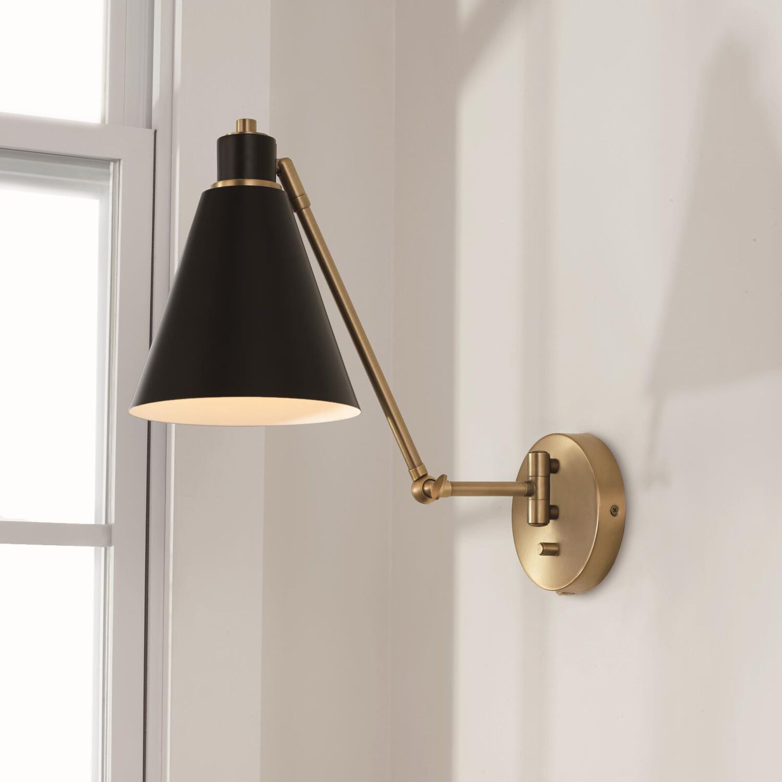 Bradley Wall Swing Lamp | Capitol Lighting