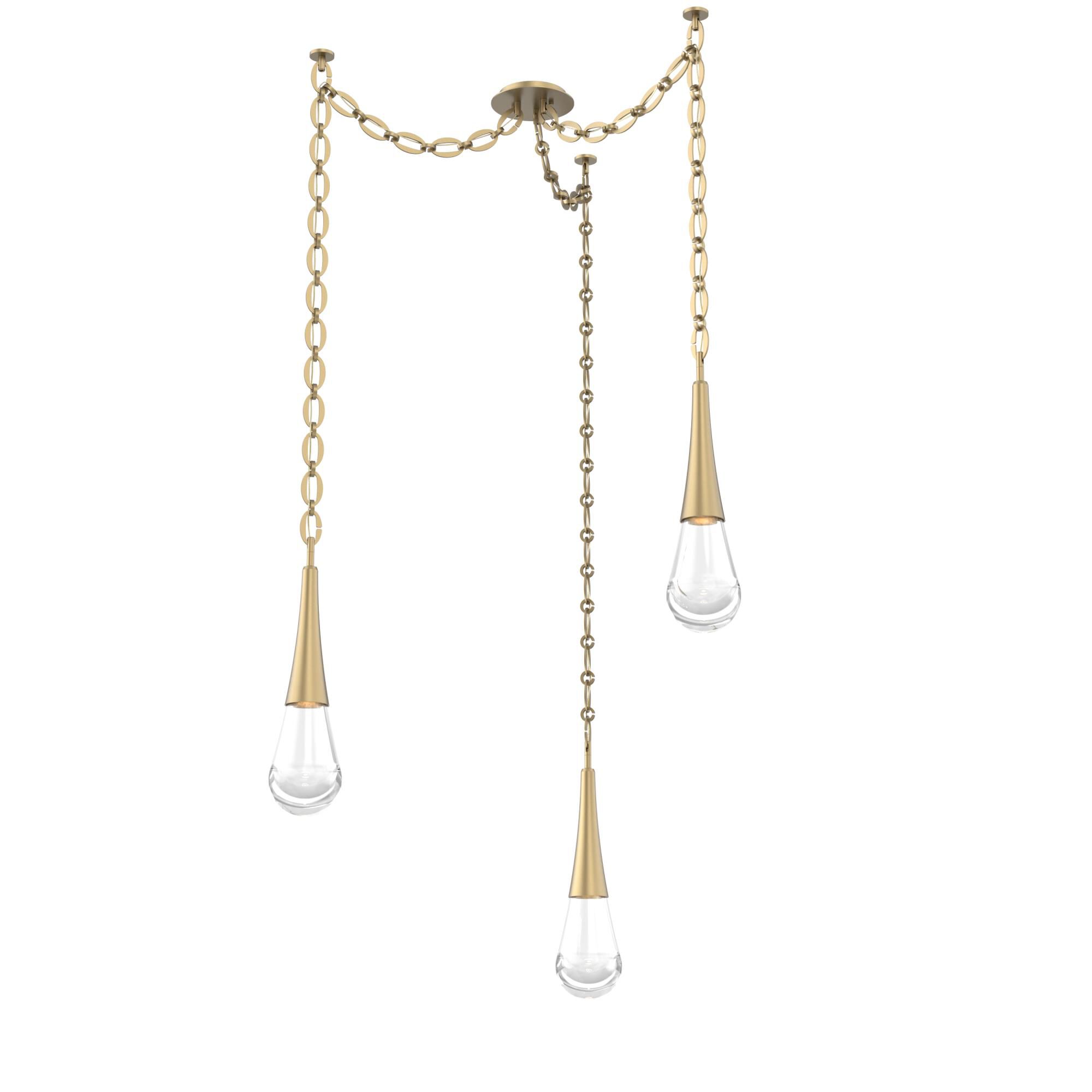 Levi Wilson Raindrop 14 Inch Multi Pendant Light by Hammerton Studio