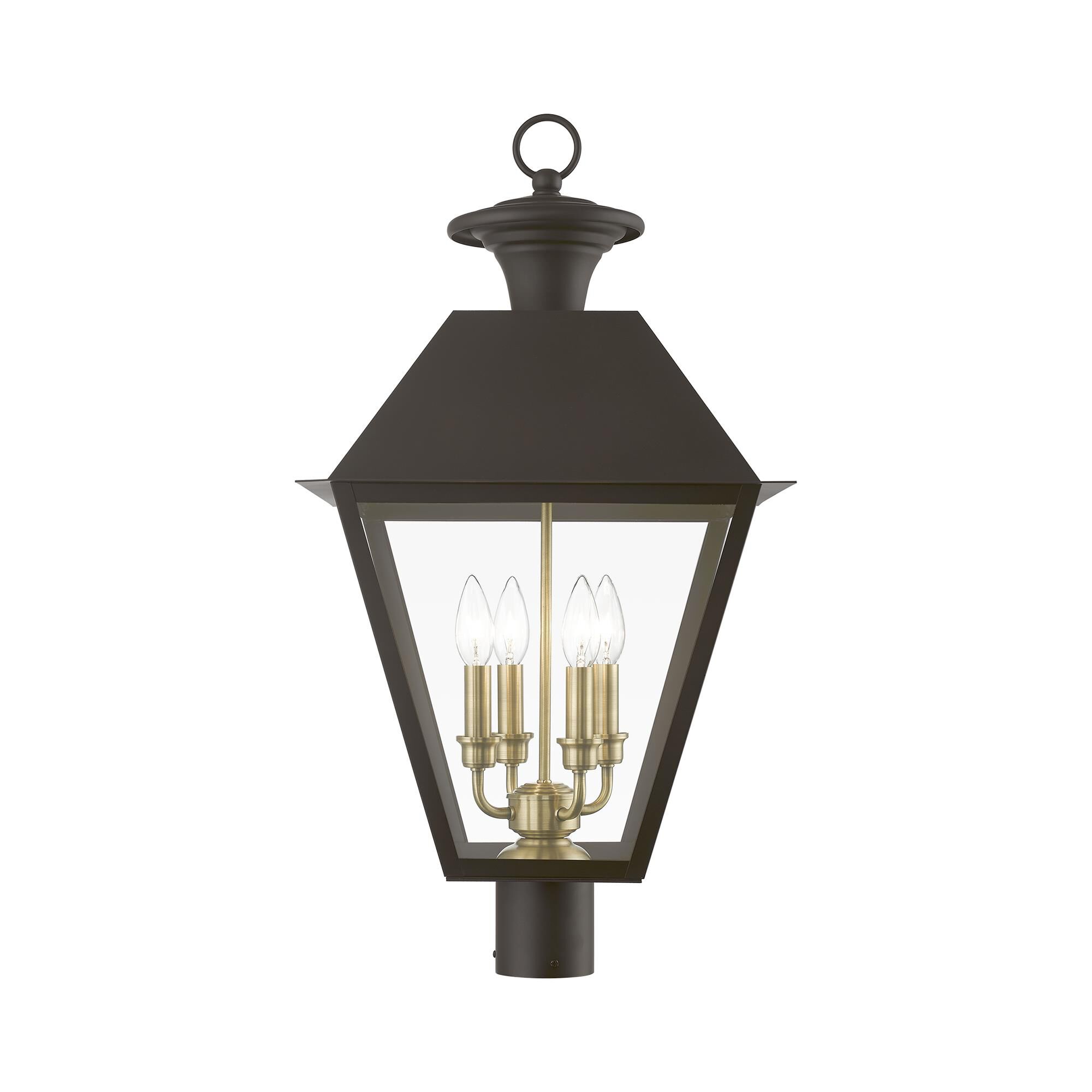 Wentworth 27 Inch Tall 4 Light Outdoor Post Lamp by Livex Lighting