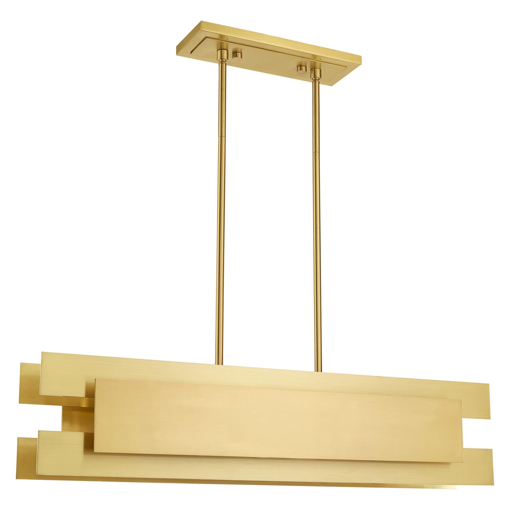 Varick 36 Inch 4 Light Linear Suspension Light by Livex Lighting