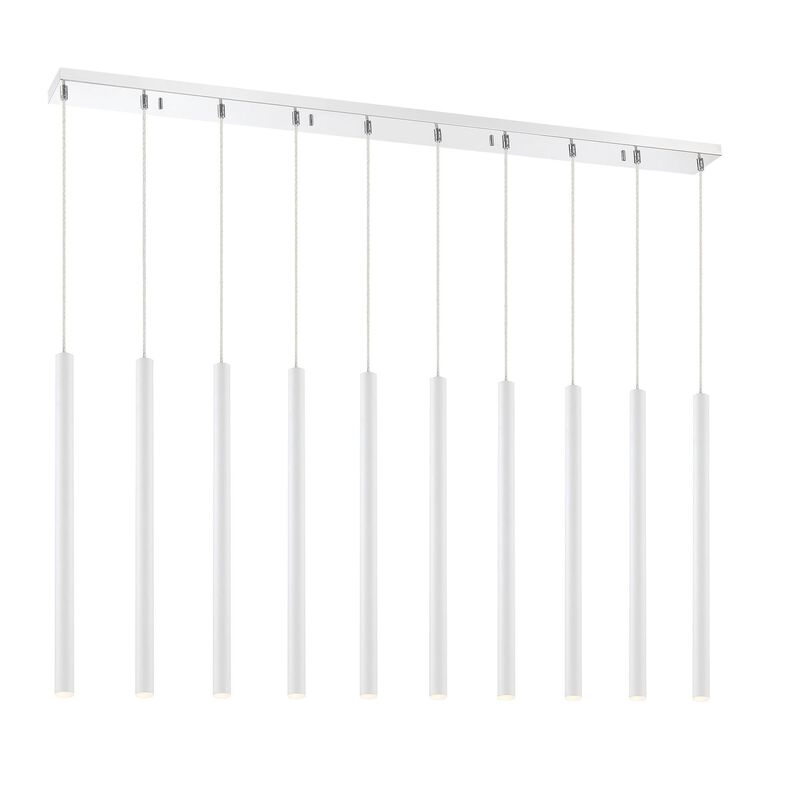 Forest 56 Inch 10 Light LED Linear Suspension Light by Z-Lite