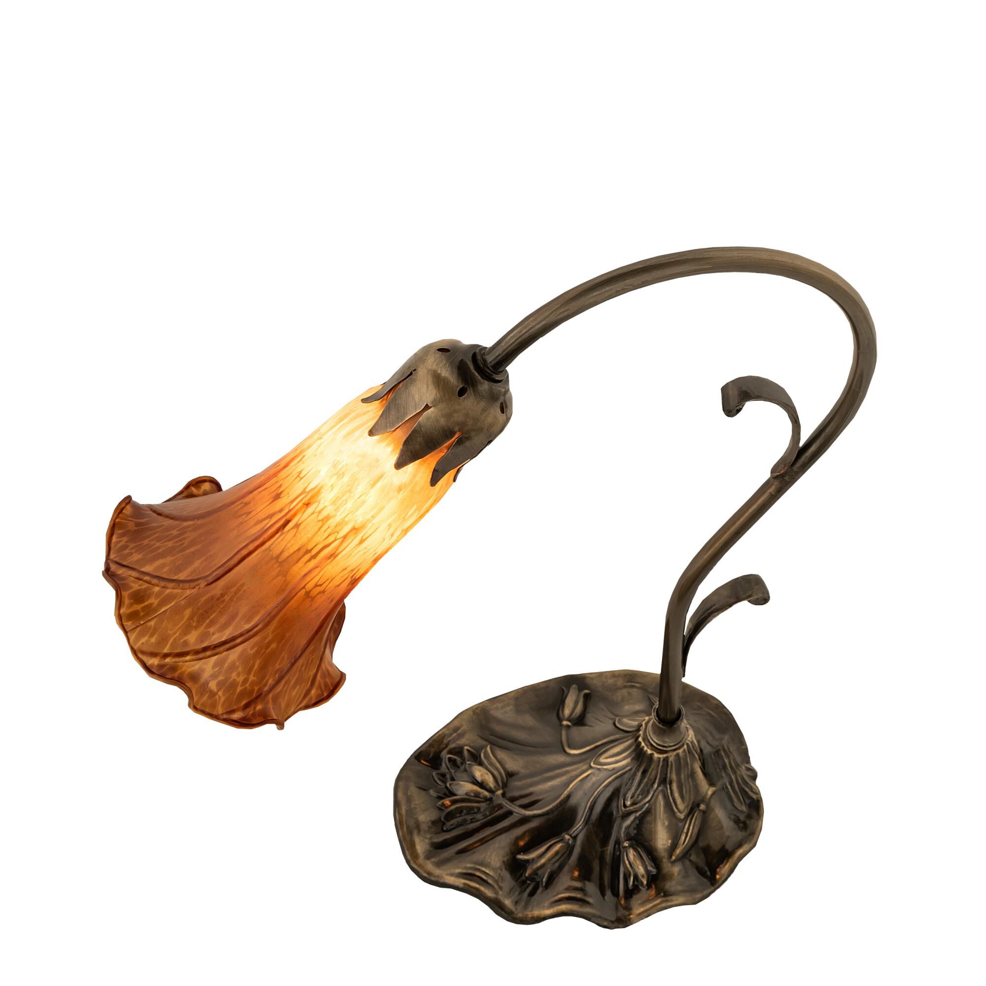 Amber 15 Inch Accent Lamp by Meyda Lighting