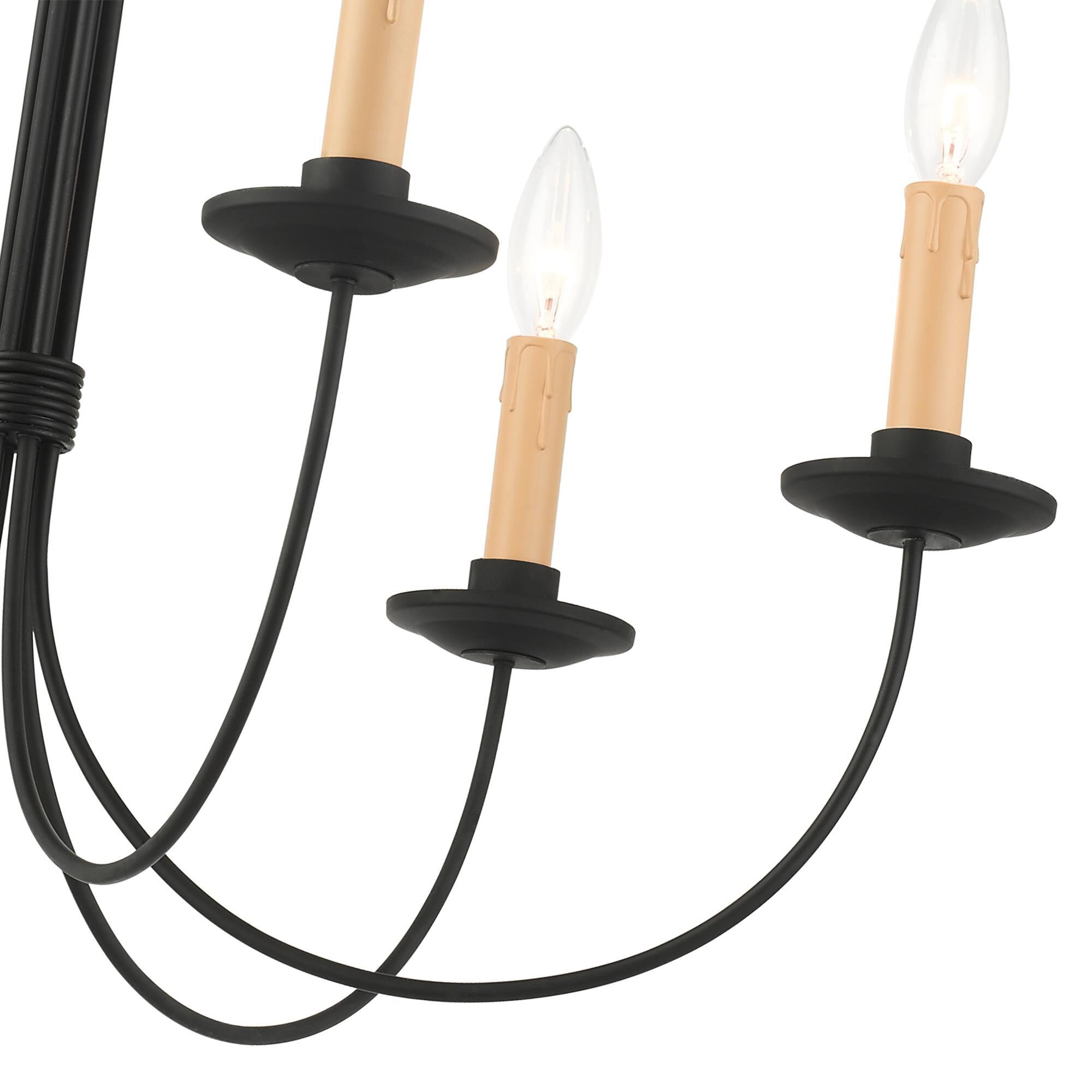 Heritage 26 Inch 6 Light Chandelier by Livex Lighting