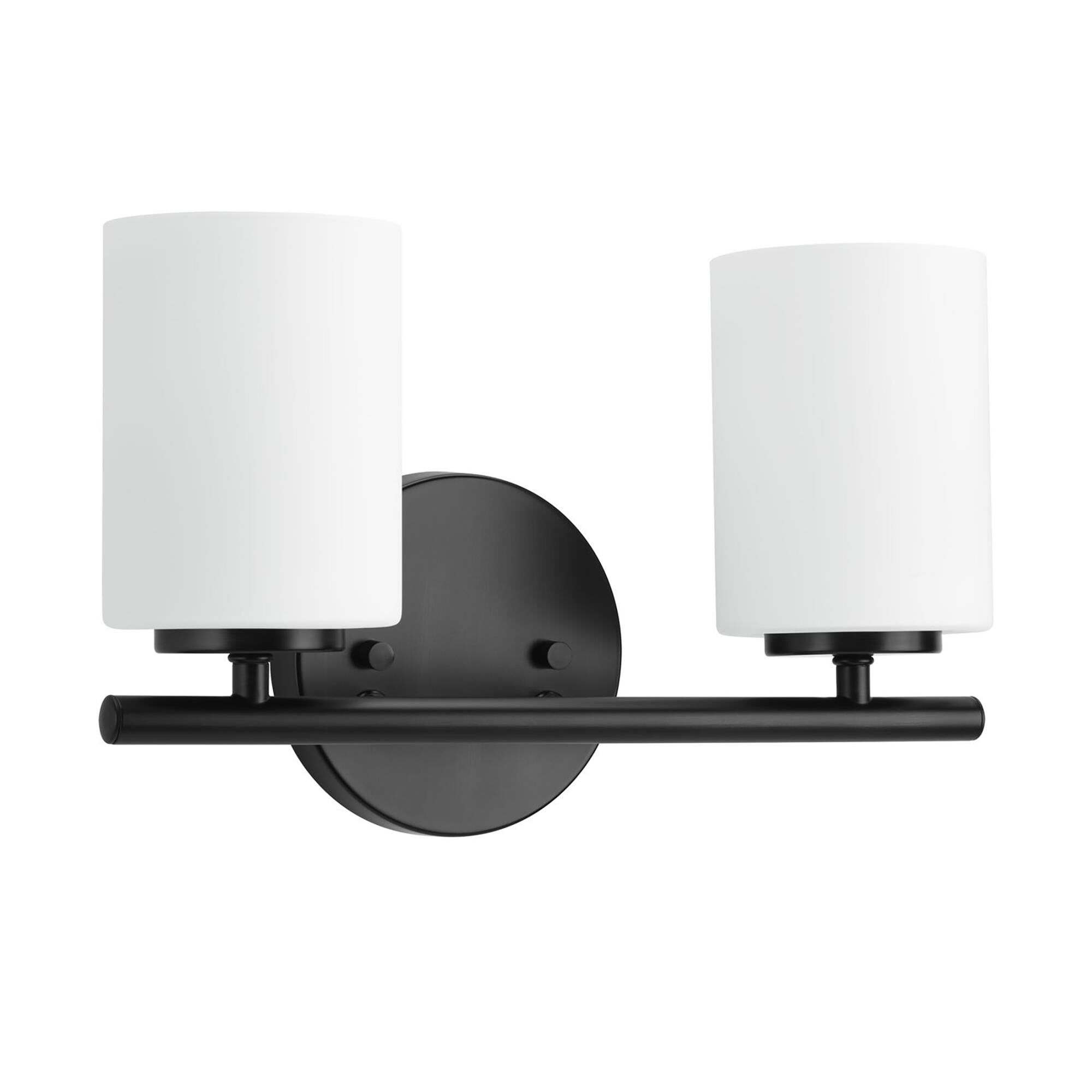 Shown in Black finish and Etched glass