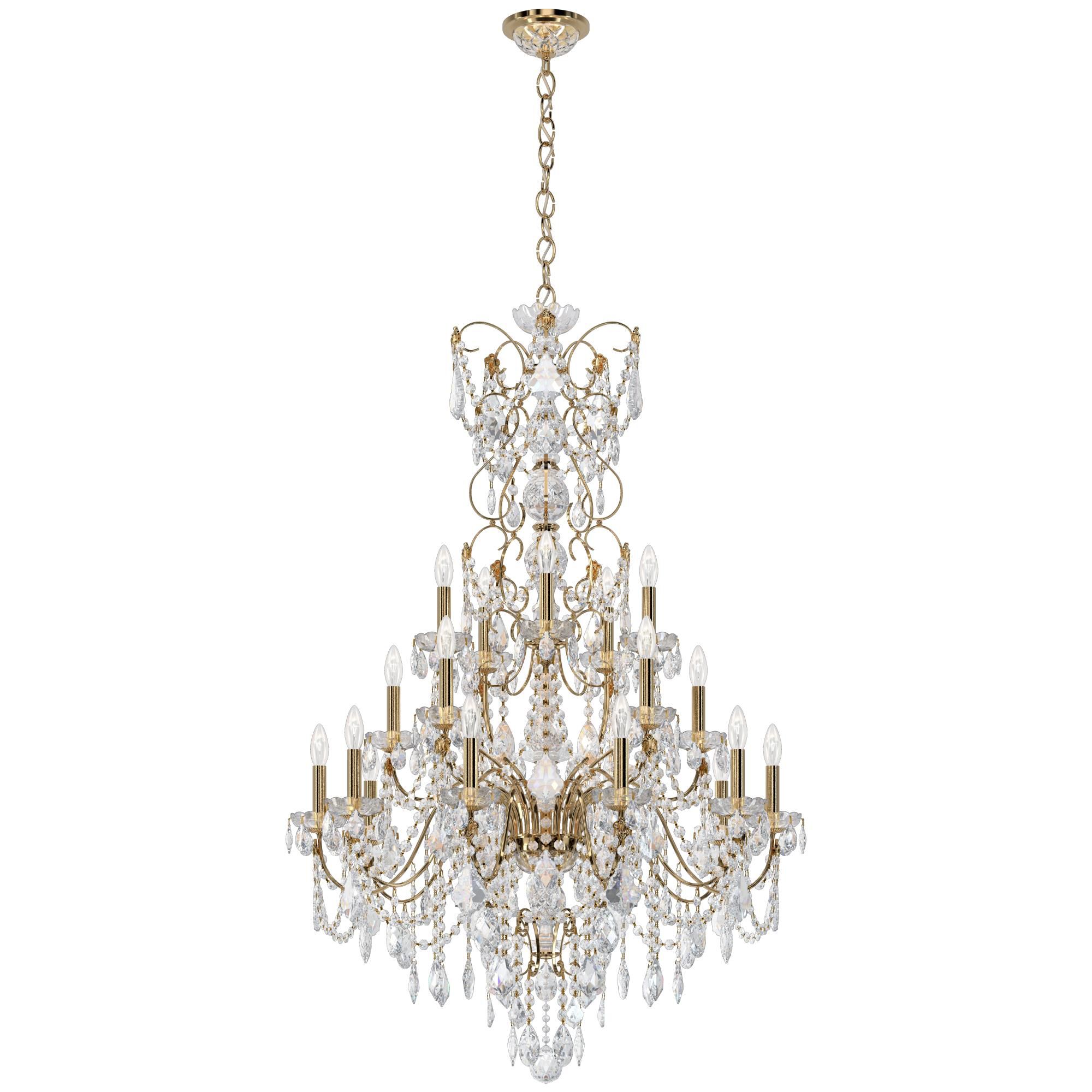 Century 37 Inch 20 Light Chandelier by Schonbek