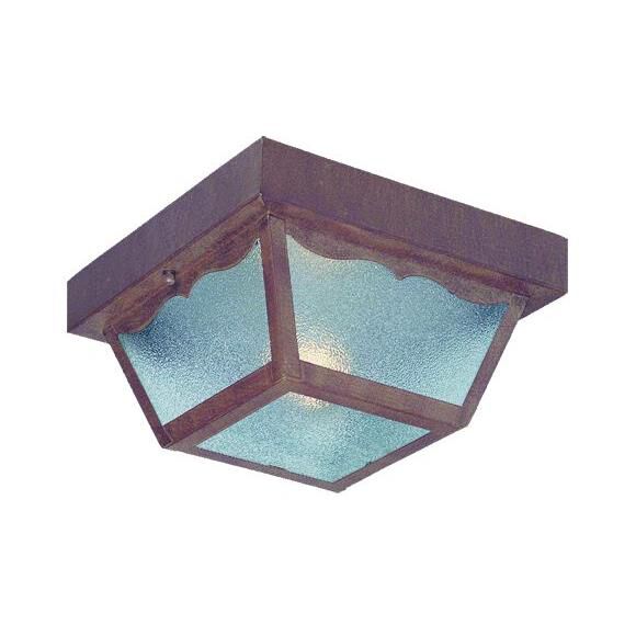 Shown in Burled Walnut finish and Clear glass and Clear Textured Glass Panes shade