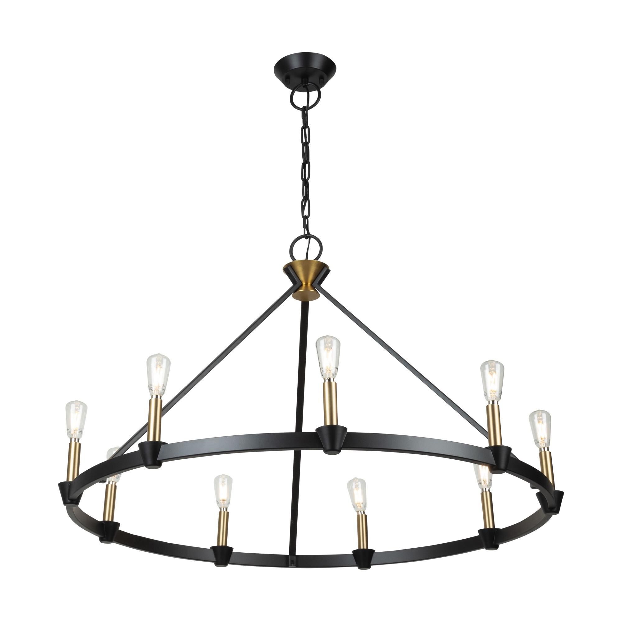 Kevin Kraemer Notting Hill 36 Inch 9 Light Chandelier by Artcraft