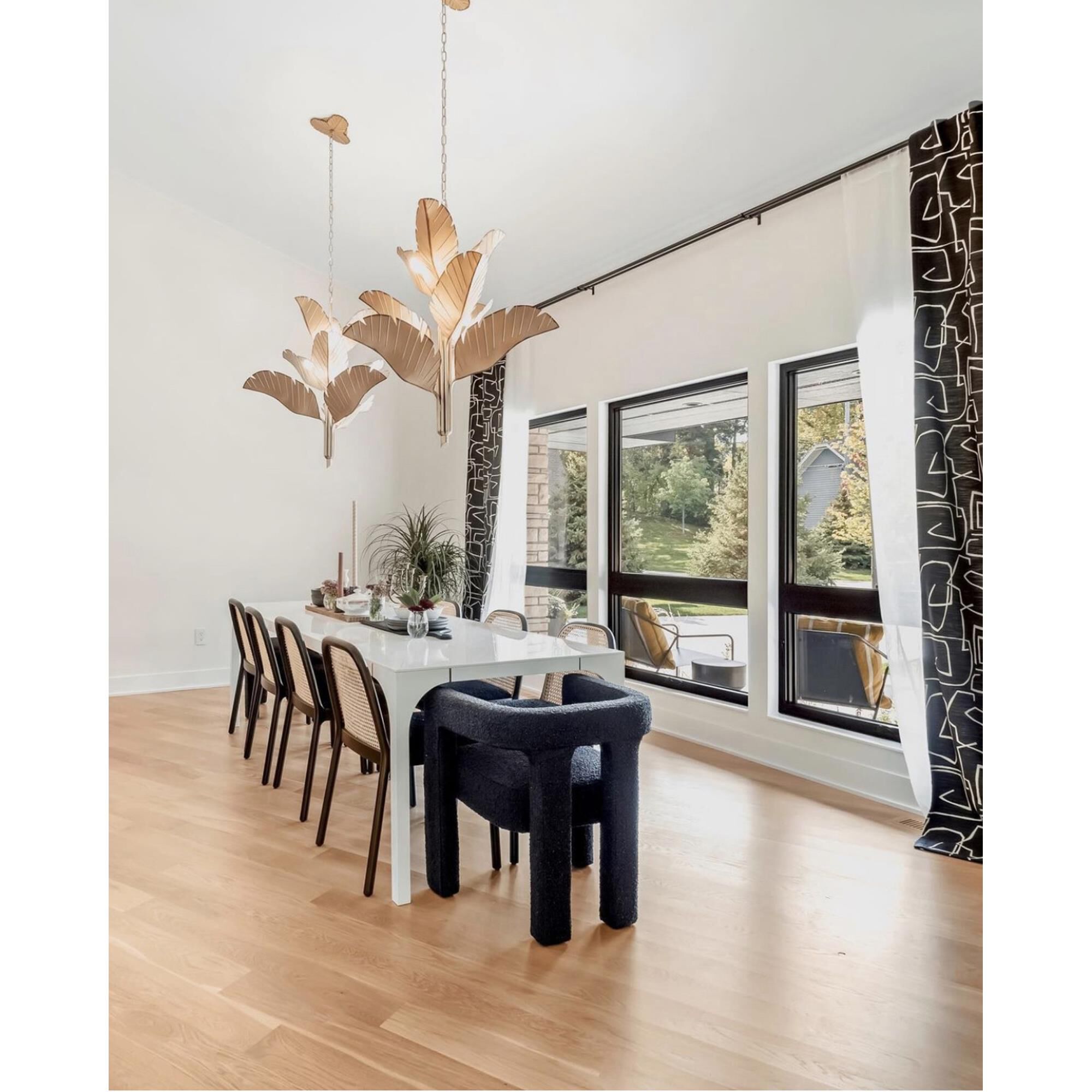 Banana Leaf 35 Inch 9 Light Chandelier by Varaluz