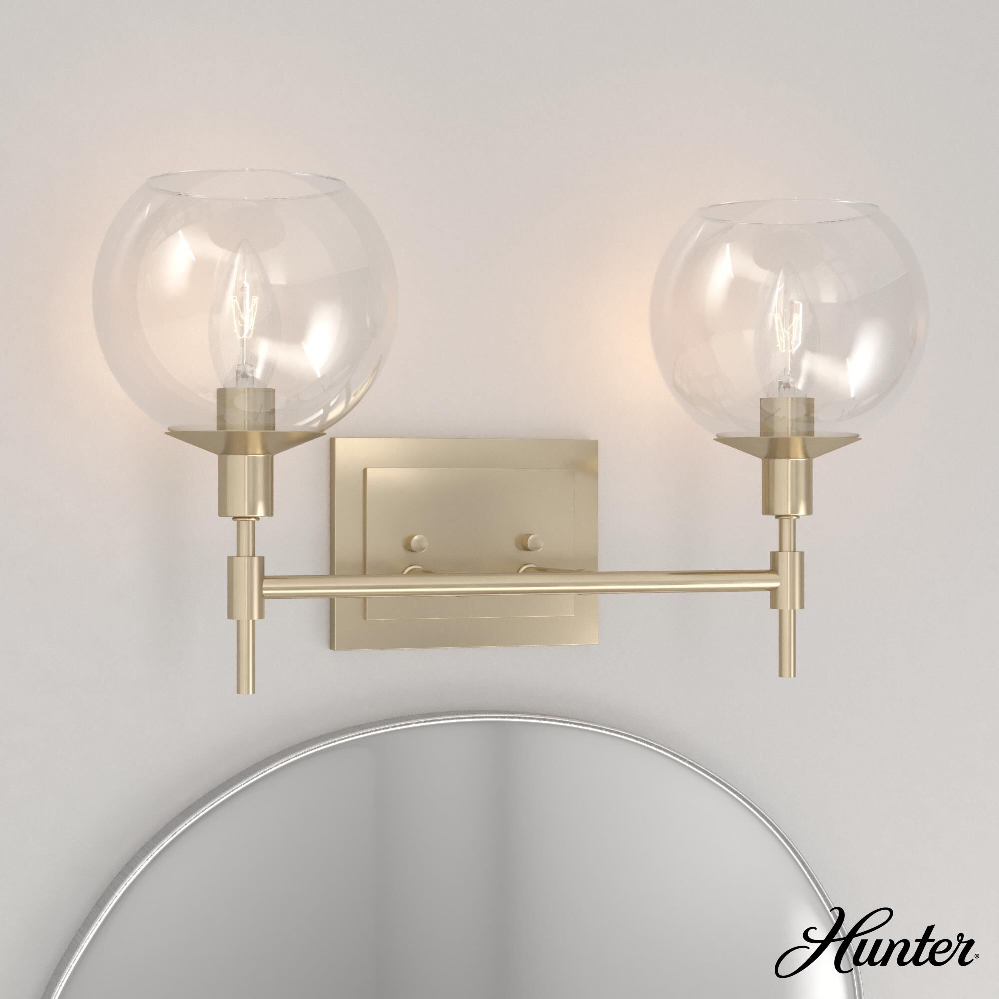 Xidane 24 Inch 3 Light Bath Vanity Light by Hunter Fan