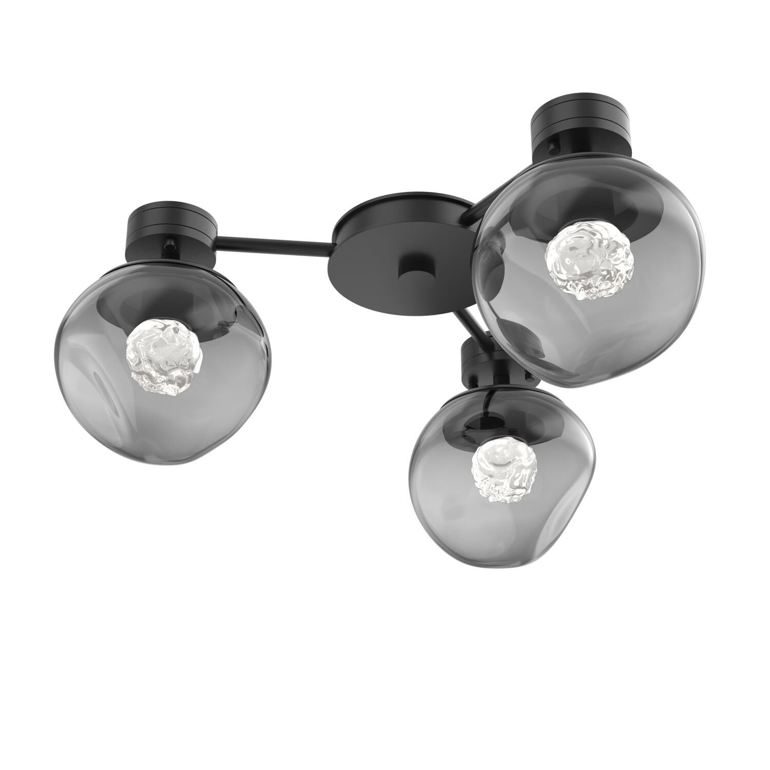 Levi Wilson Luna 23 Inch Semi Flush Mount by Hammerton Studio