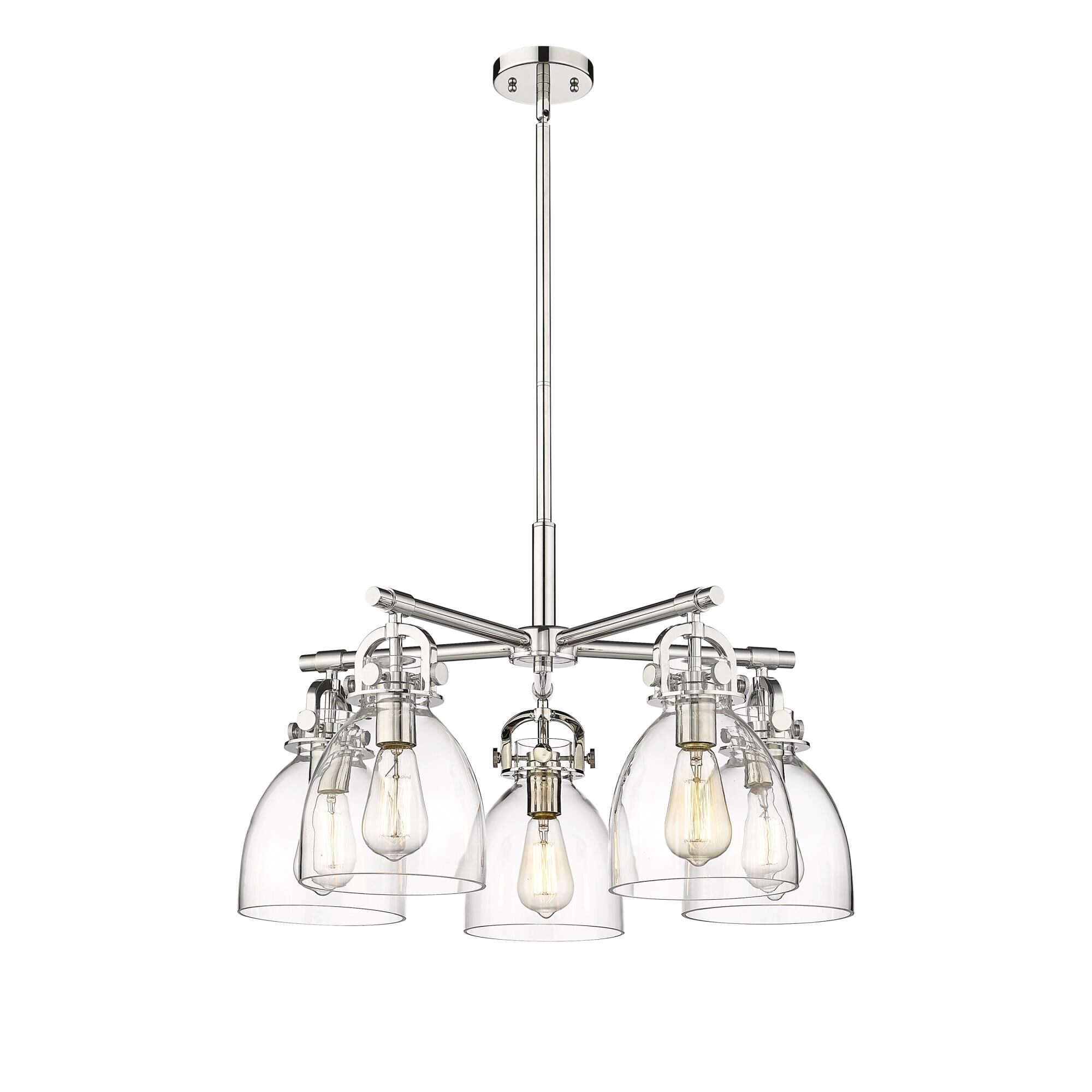 Bruno Marashlian Newton Bell 26 Inch 5 Light Chandelier by Innovations Lighting