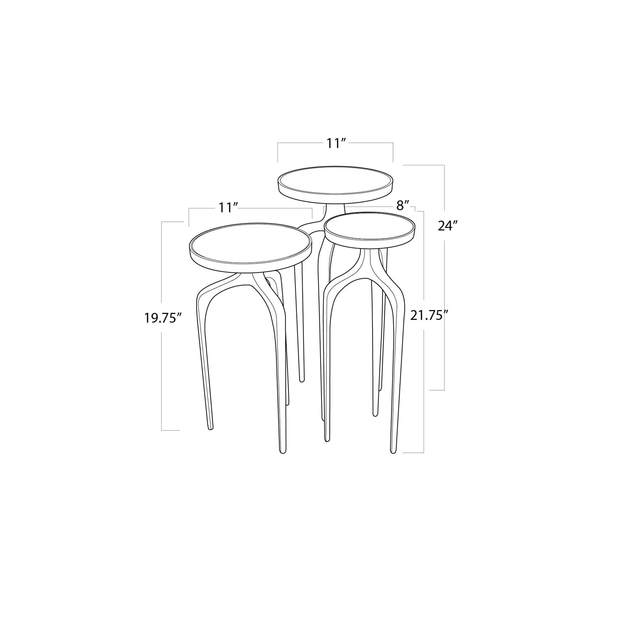 Mixer 24 Inch Accent Table by Regina Andrew