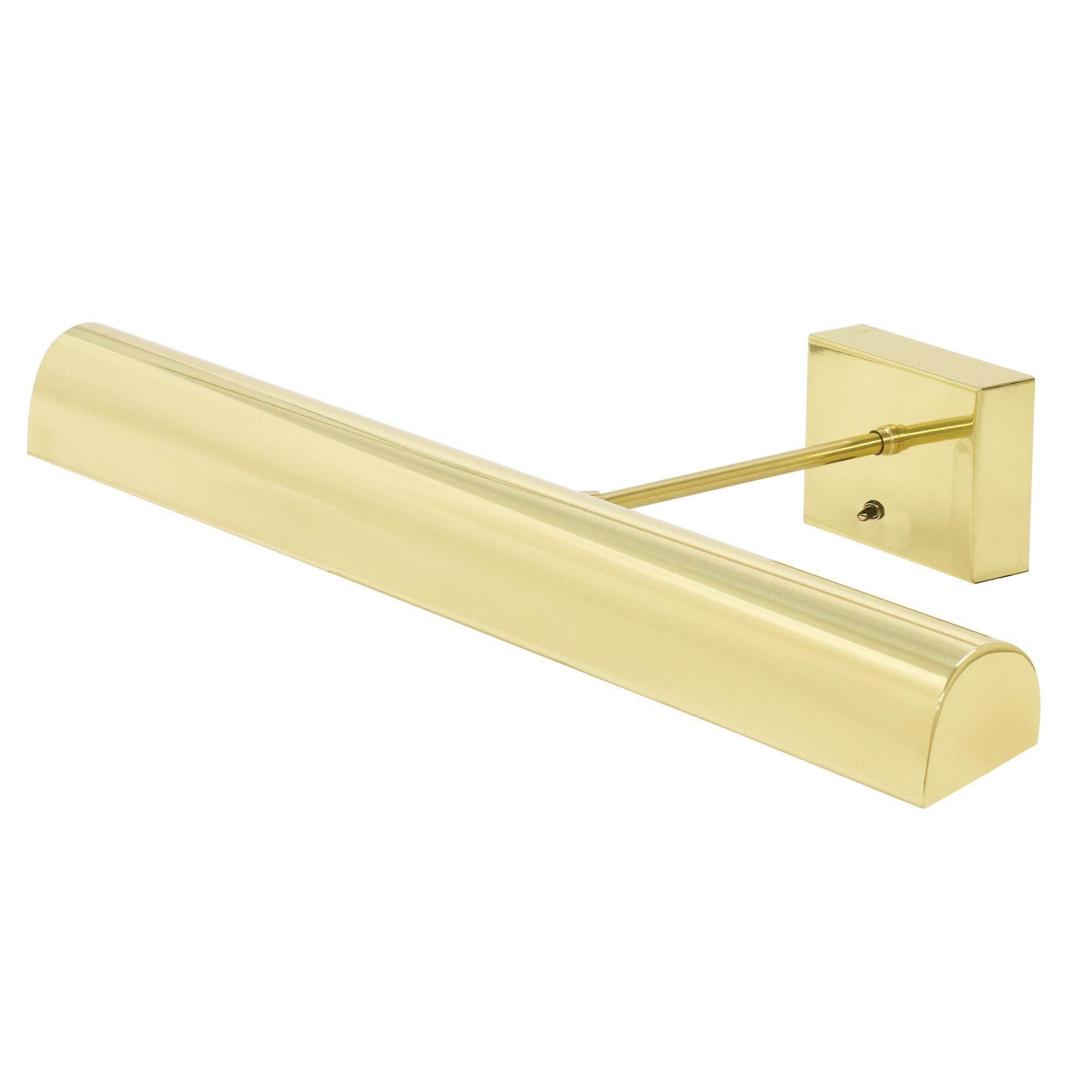 Shown in Polished Brass finish and Metal shade