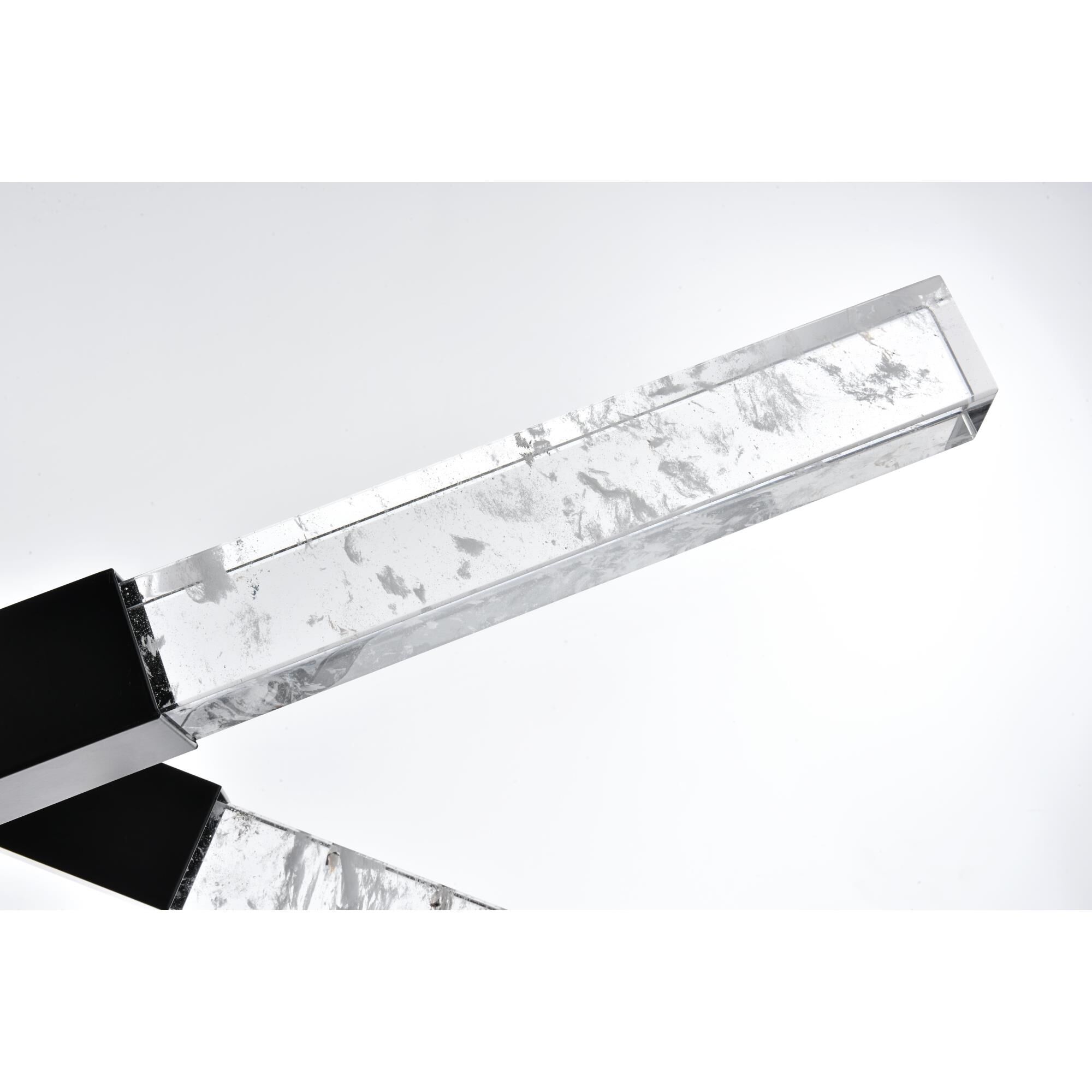 Shown in Black  finish and Rc crystal and Clear glass