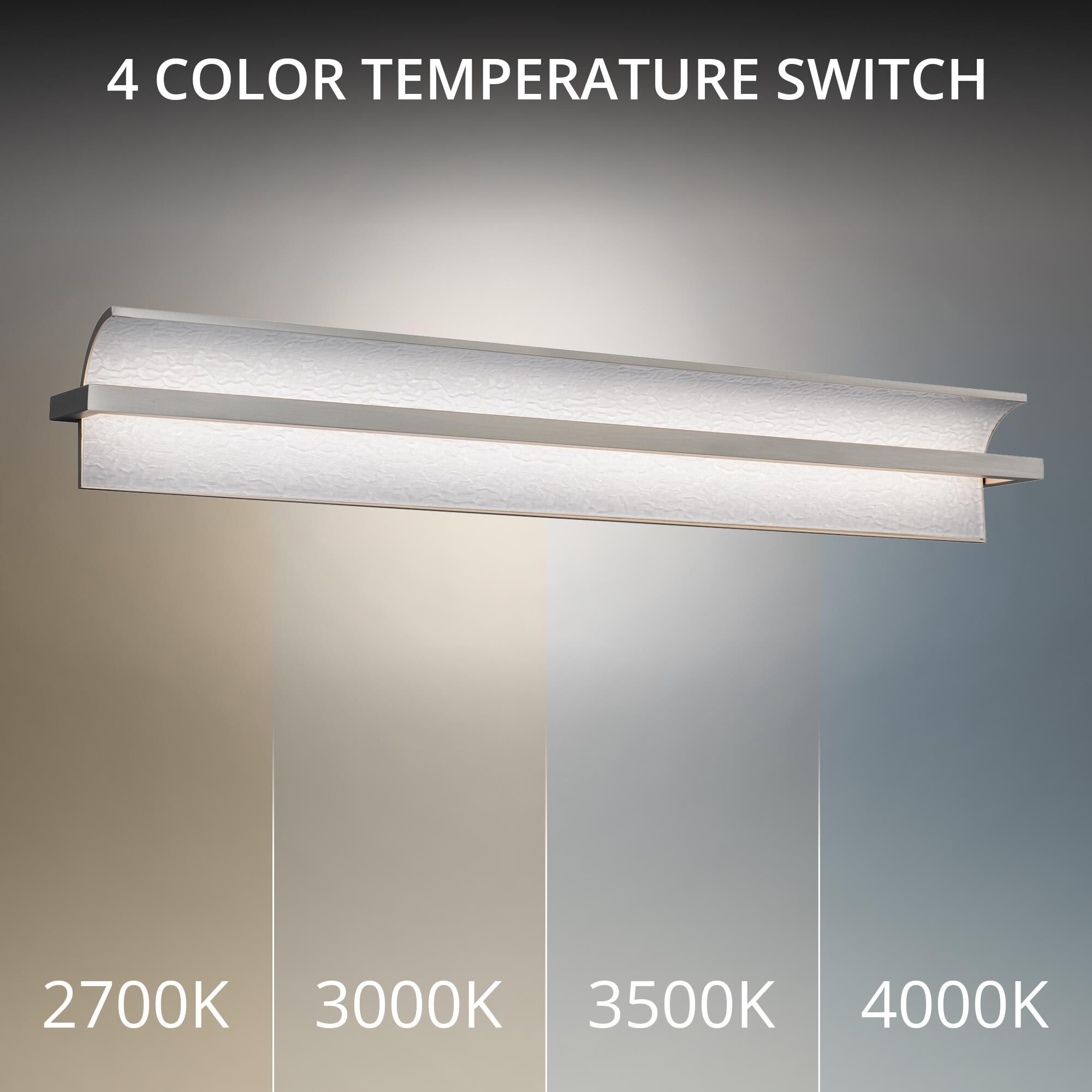 Shard 34 Inch Bath Vanity Light by dweLED