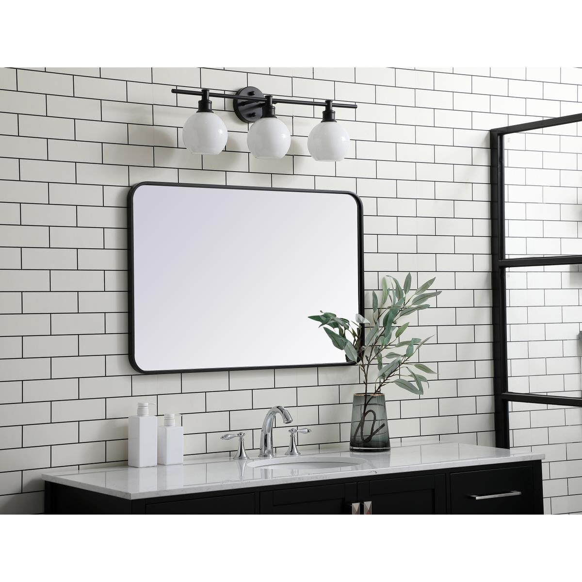 Shown in Black finish