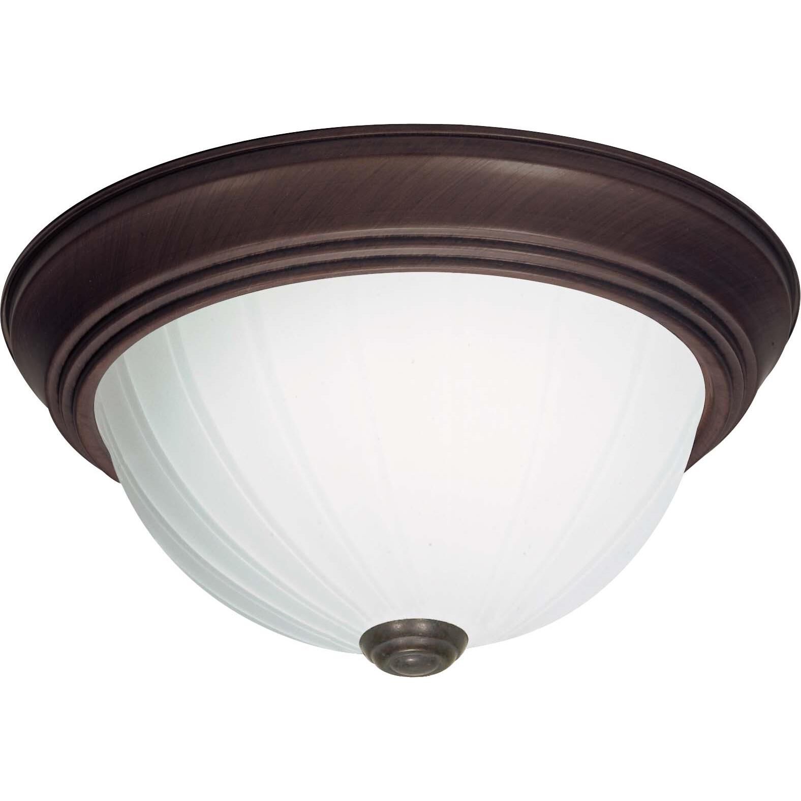 Melon 15 Inch 3 Light Flush Mount by Nuvo Lighting