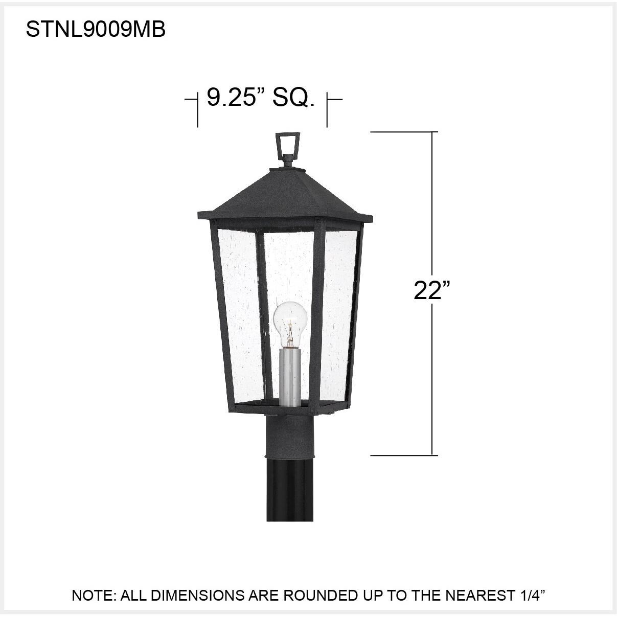 Quoizel Stoneleigh 22 Inch Tall Outdoor Post Lamp
