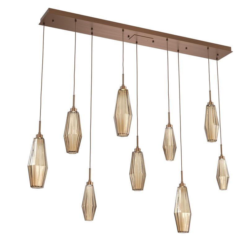 Aalto 64 Inch 9 Light LED Linear Suspension Light by Hammerton Studio