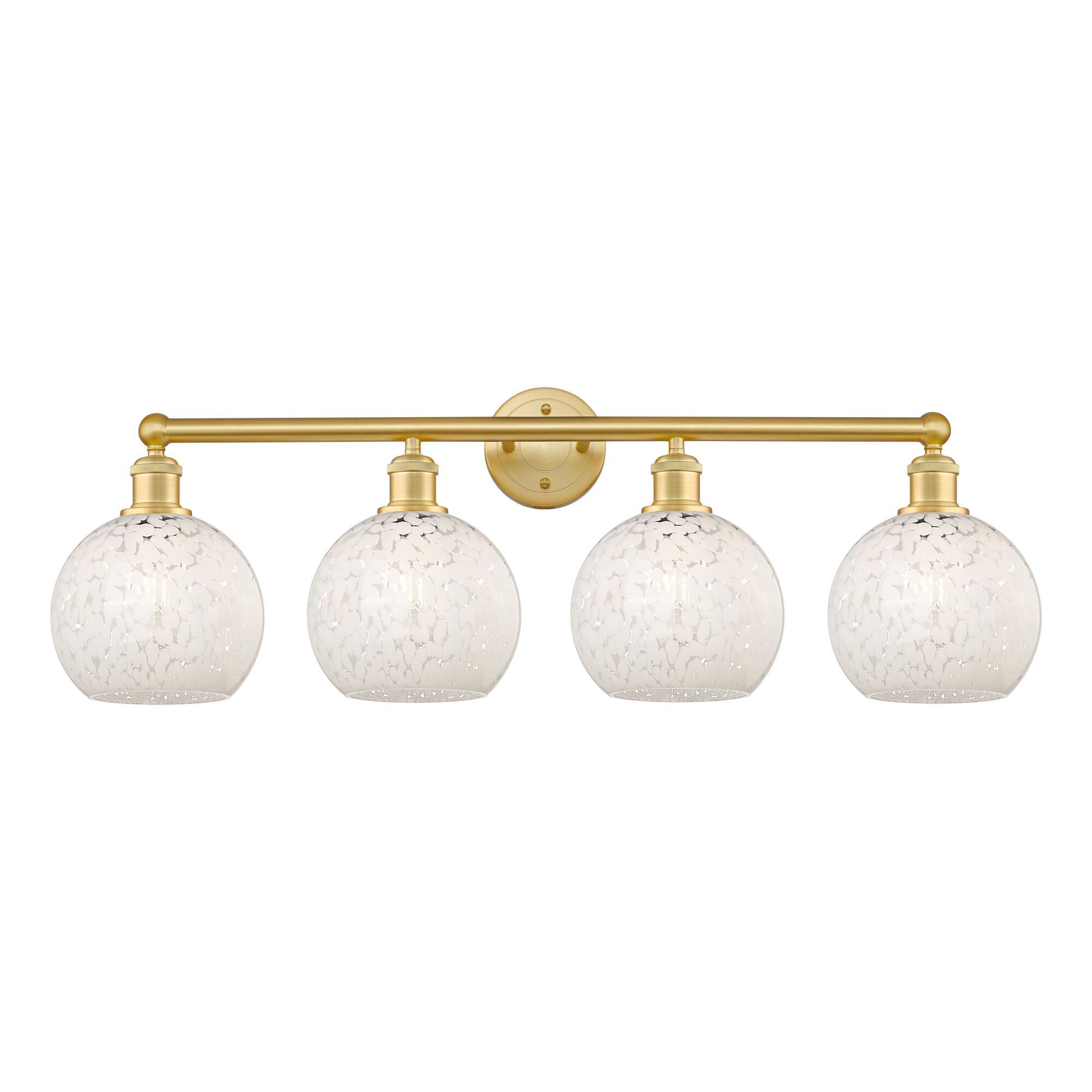 Bruno Marashlian White Mouchette 35 Inch Bath Vanity Light by Innovations Lighting