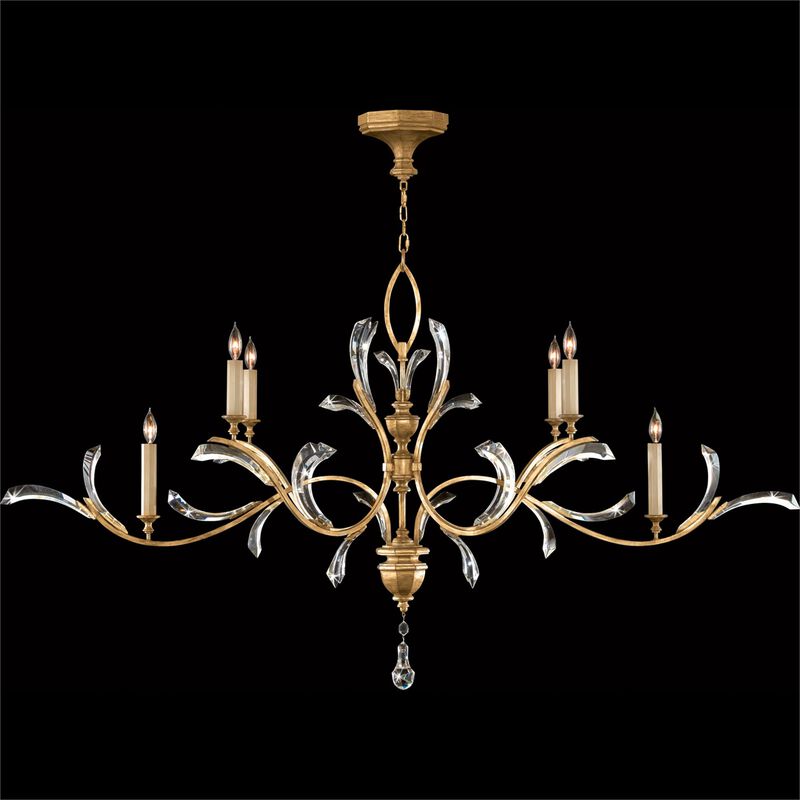 Beveled Arcs 74 Inch Chandelier by Fine Art Handcrafted Lighting