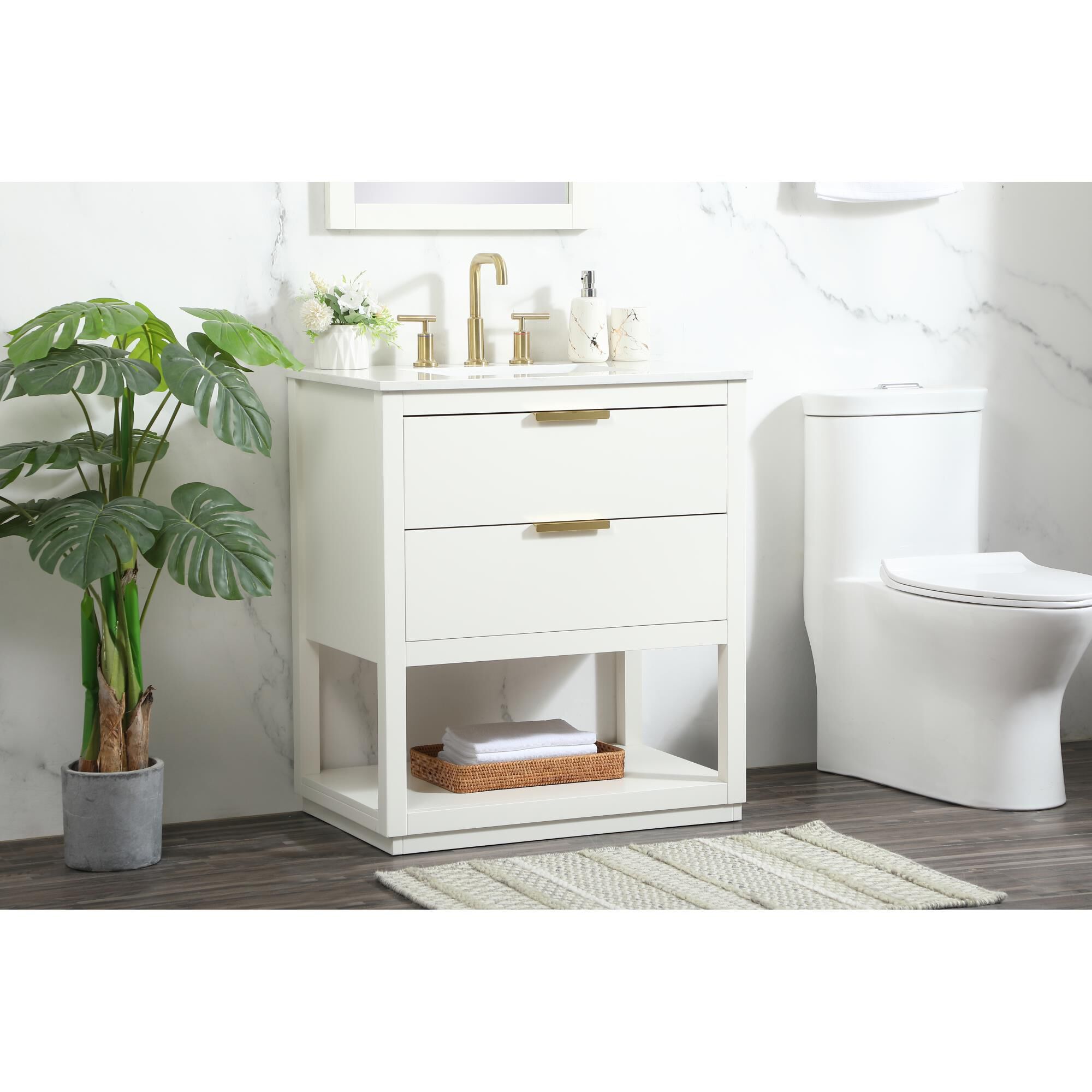 Larkin 30 Inch Bath Vanity by Elegant Decor