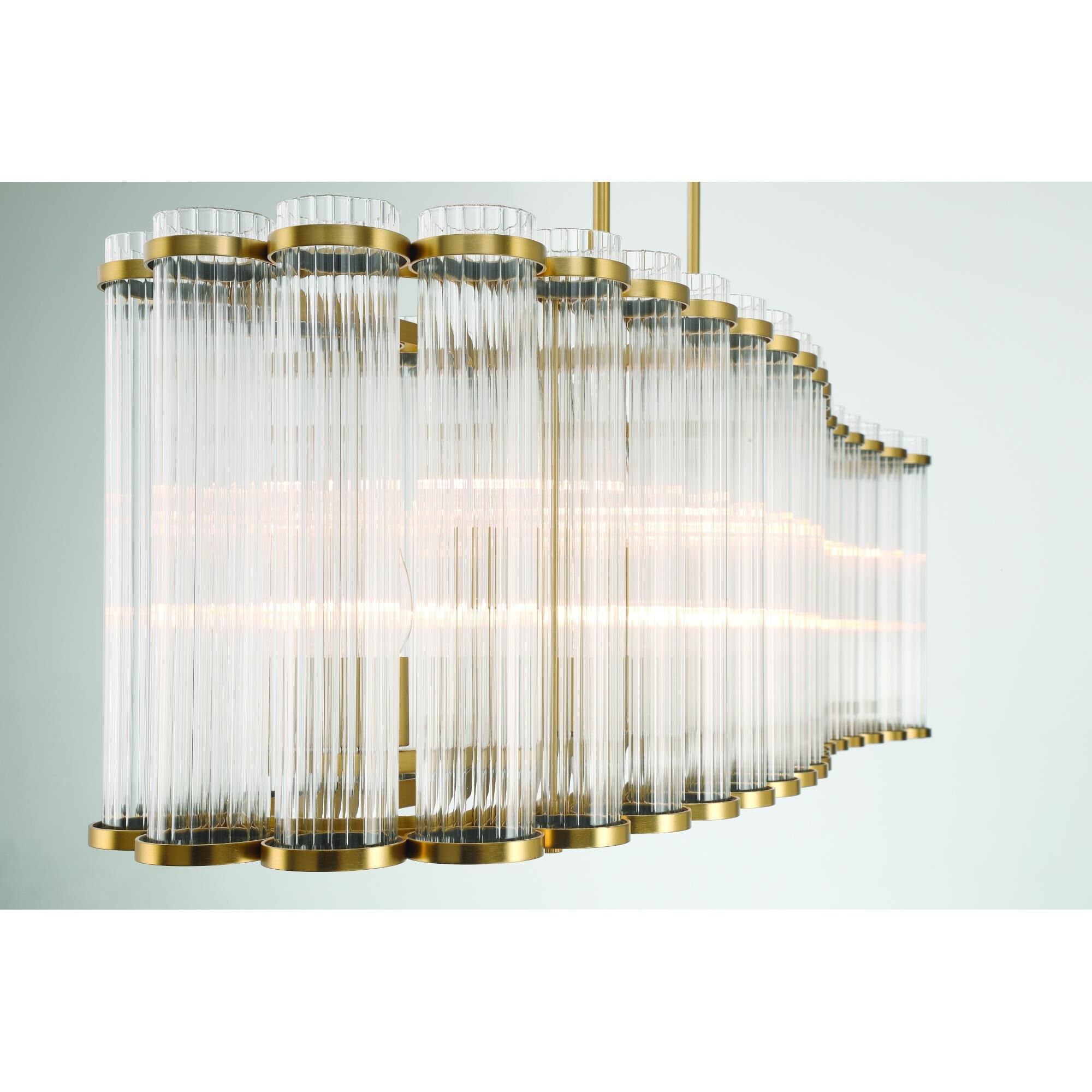 Glasbury Medium Linear Chandelier,