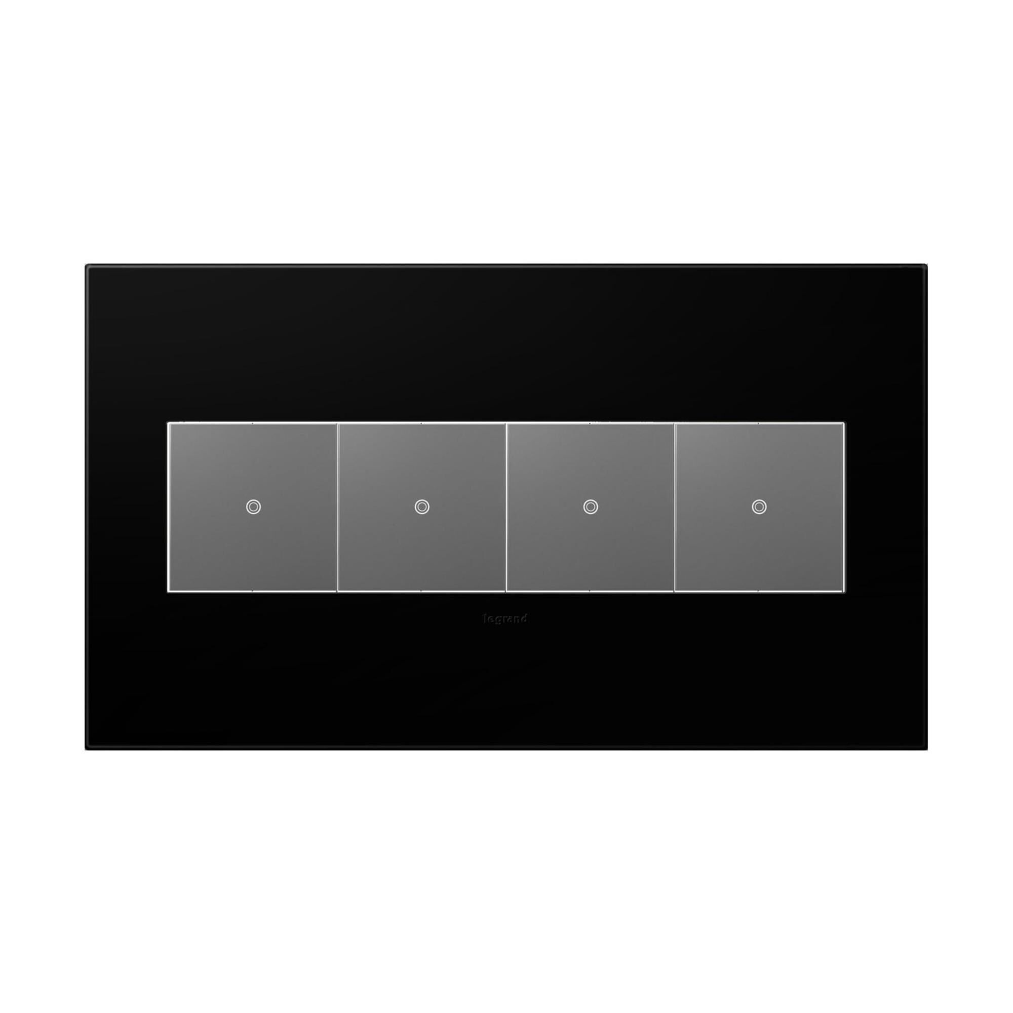 adorne Plastics 4 Gang Wall Plate by Legrand