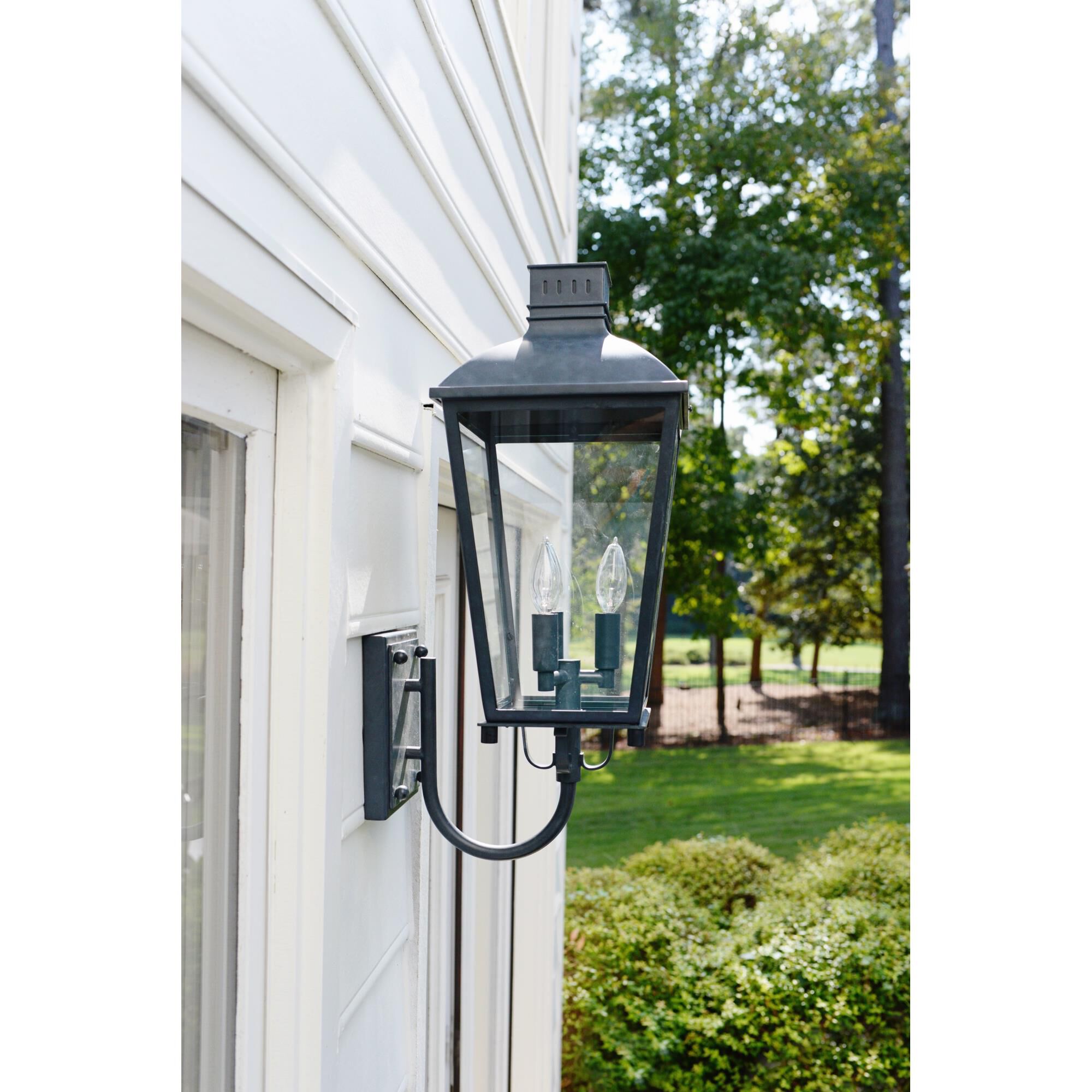 Dumont 23 Inch Tall 3 Light Outdoor Wall Light by Crystorama