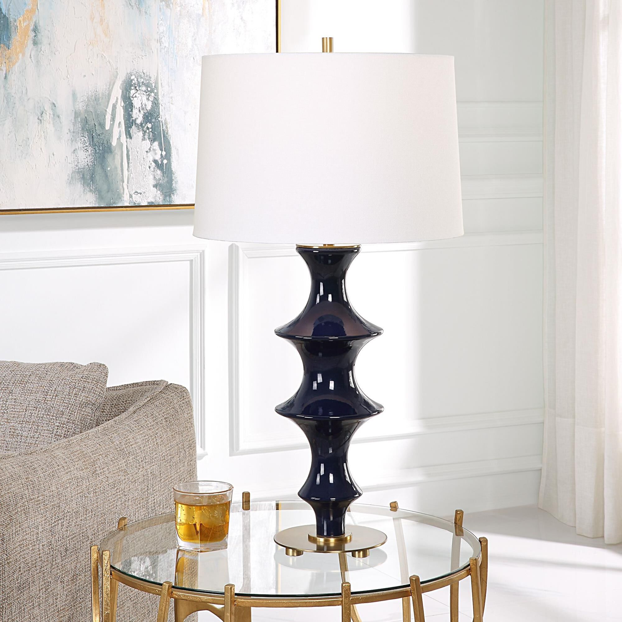 Carolyn Kinder Coil 28 Inch Table Lamp by Uttermost