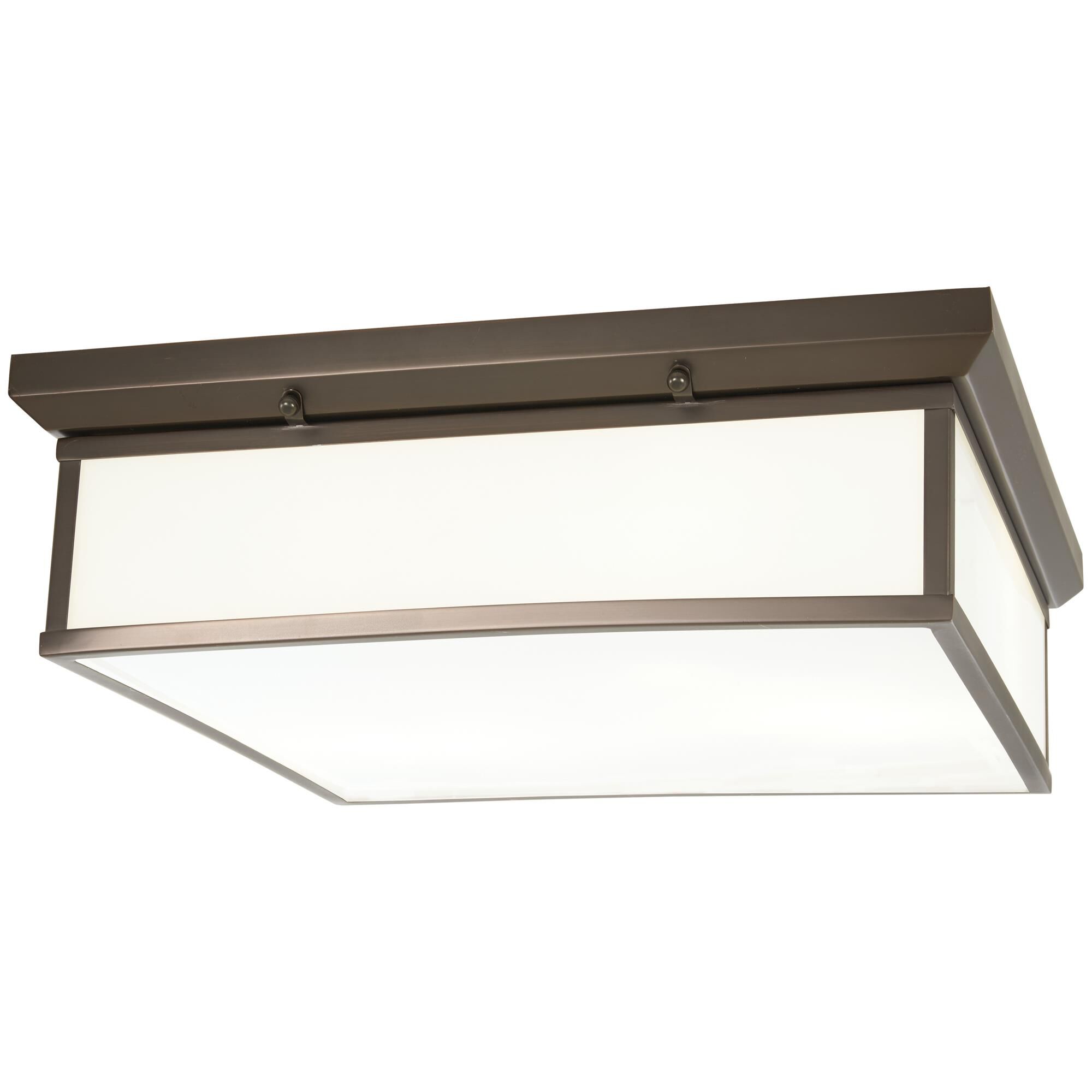 Shown in Harvard Court Bronze (Plated) finish and White glass