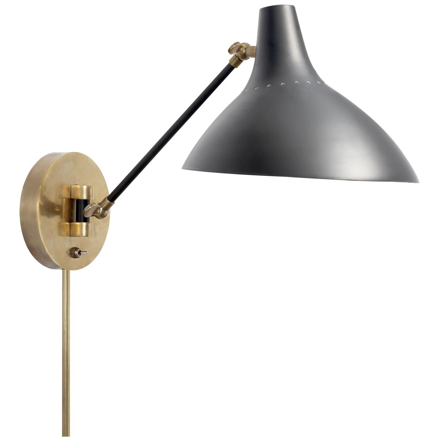 AERIN Charlton Wall Swing Lamp by Visual Comfort Signature Collection