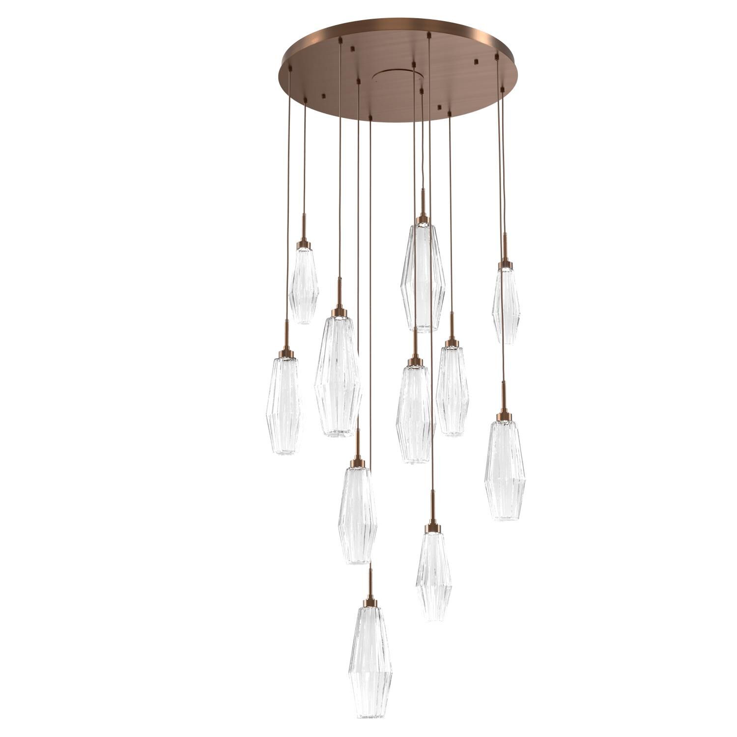 Aalto 33 Inch 11 Light LED Multi Light Pendant by Hammerton Studio