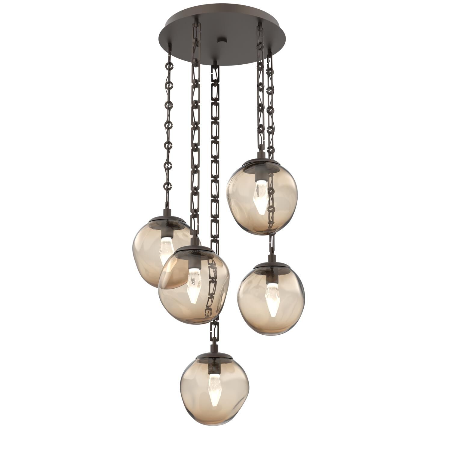 Levi Wilson Aster Led 24 Inch Multi Light Pendant by Hammerton Studio