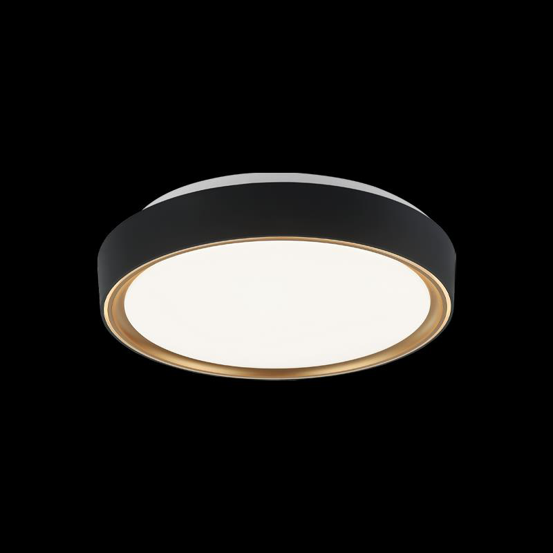 Shown in Black and Gold finish and White Acrylic glass