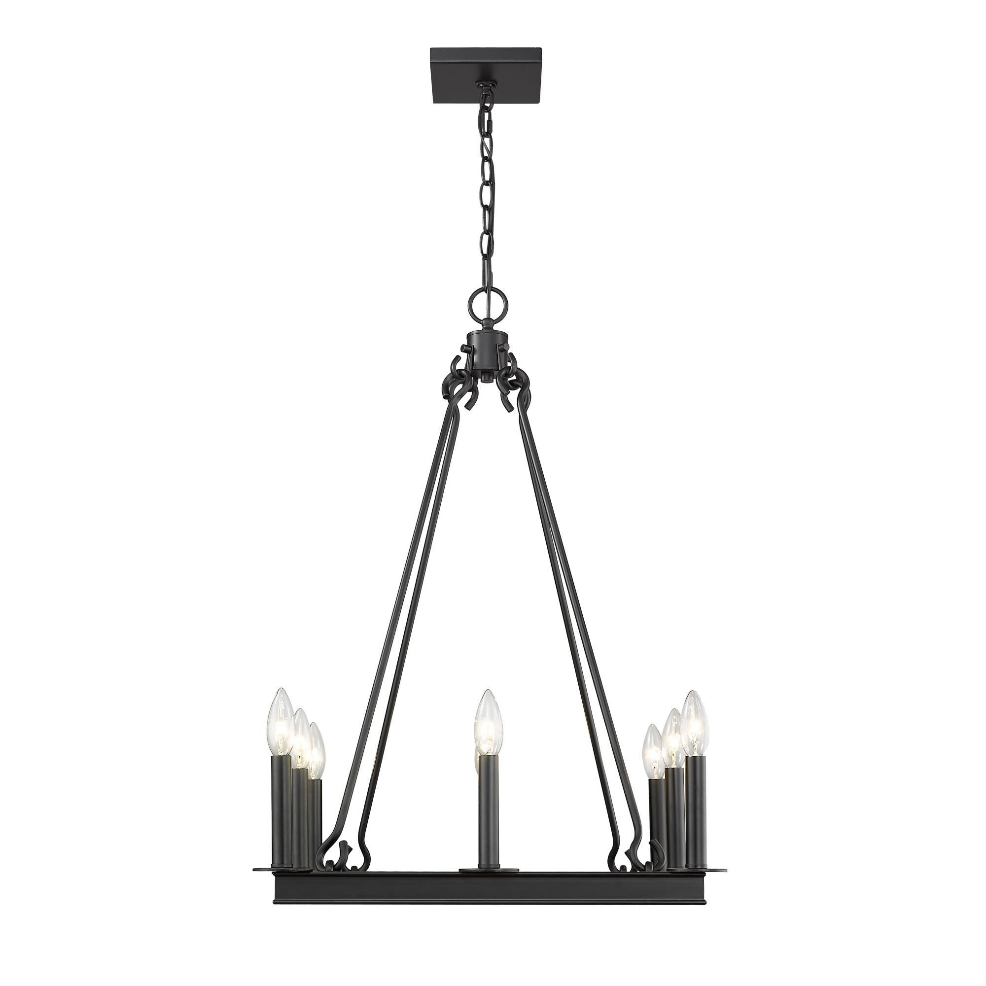 Barclay 20 Inch 8 Light Mini Chandelier by Z-Lite