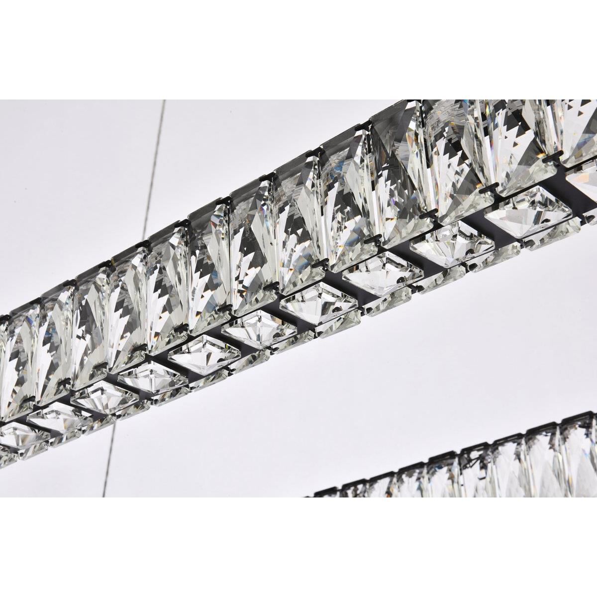 Elegant Lighting Monroe 50 Inch LED Linear Suspension Light