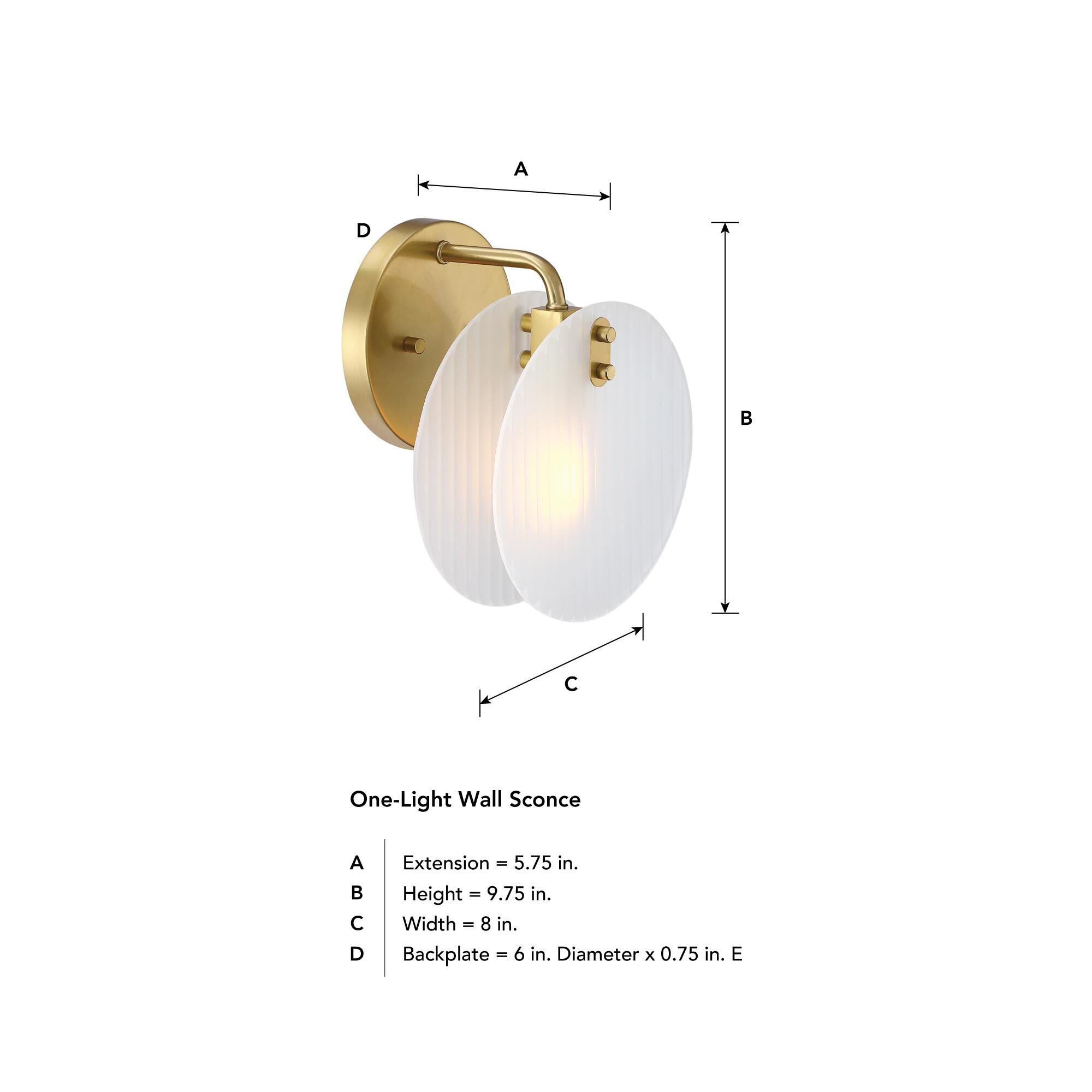 Sky Fall 10 Inch Wall Sconce by Designers Fountain