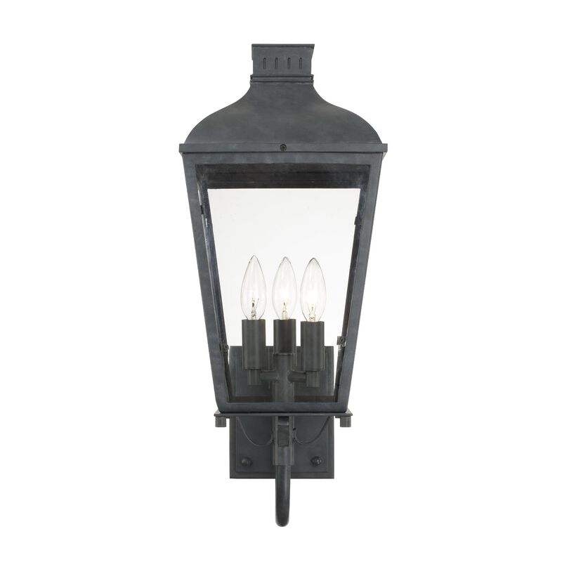 Dumont 23 Inch Tall 3 Light Outdoor Wall Light by Crystorama